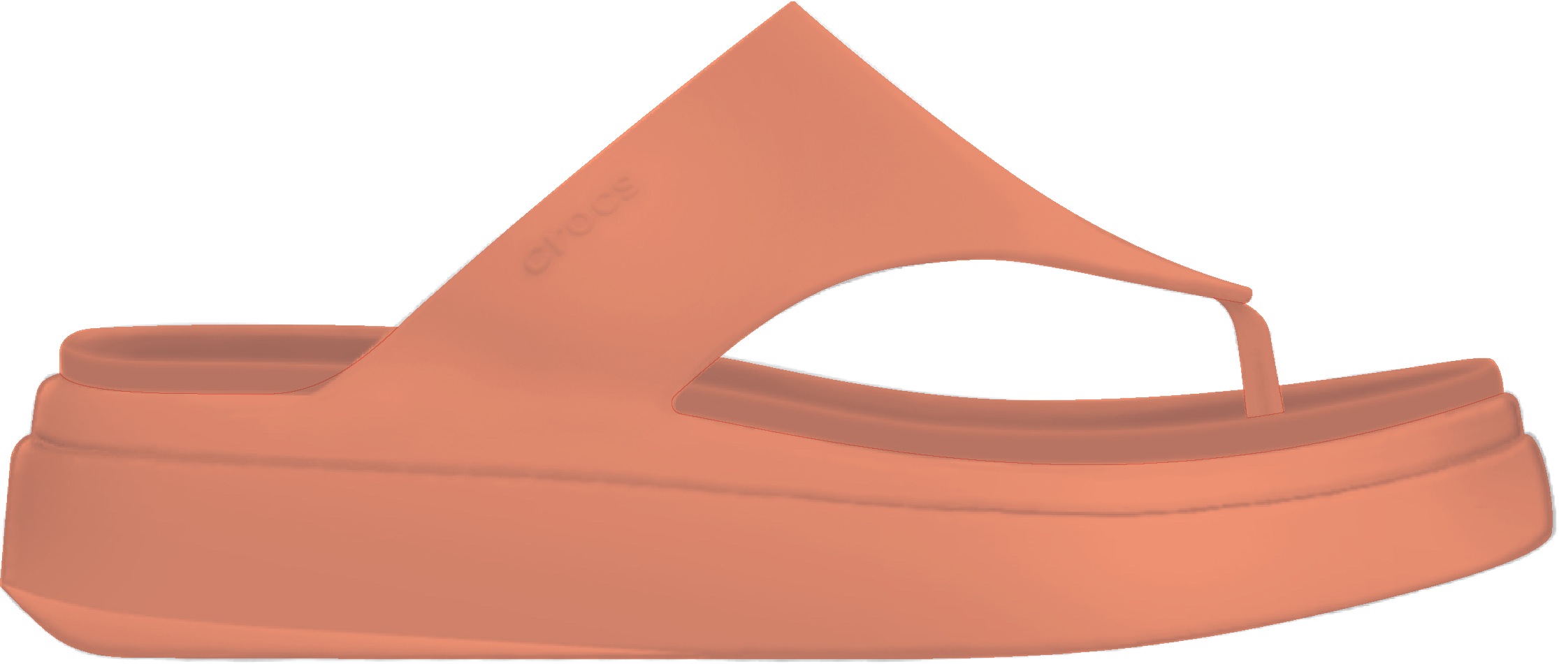 Crocs Zehentrenner »Getaway Platform Flip«, Plateau, Sommerschuh, Schlappen mit modischer Plateausohle