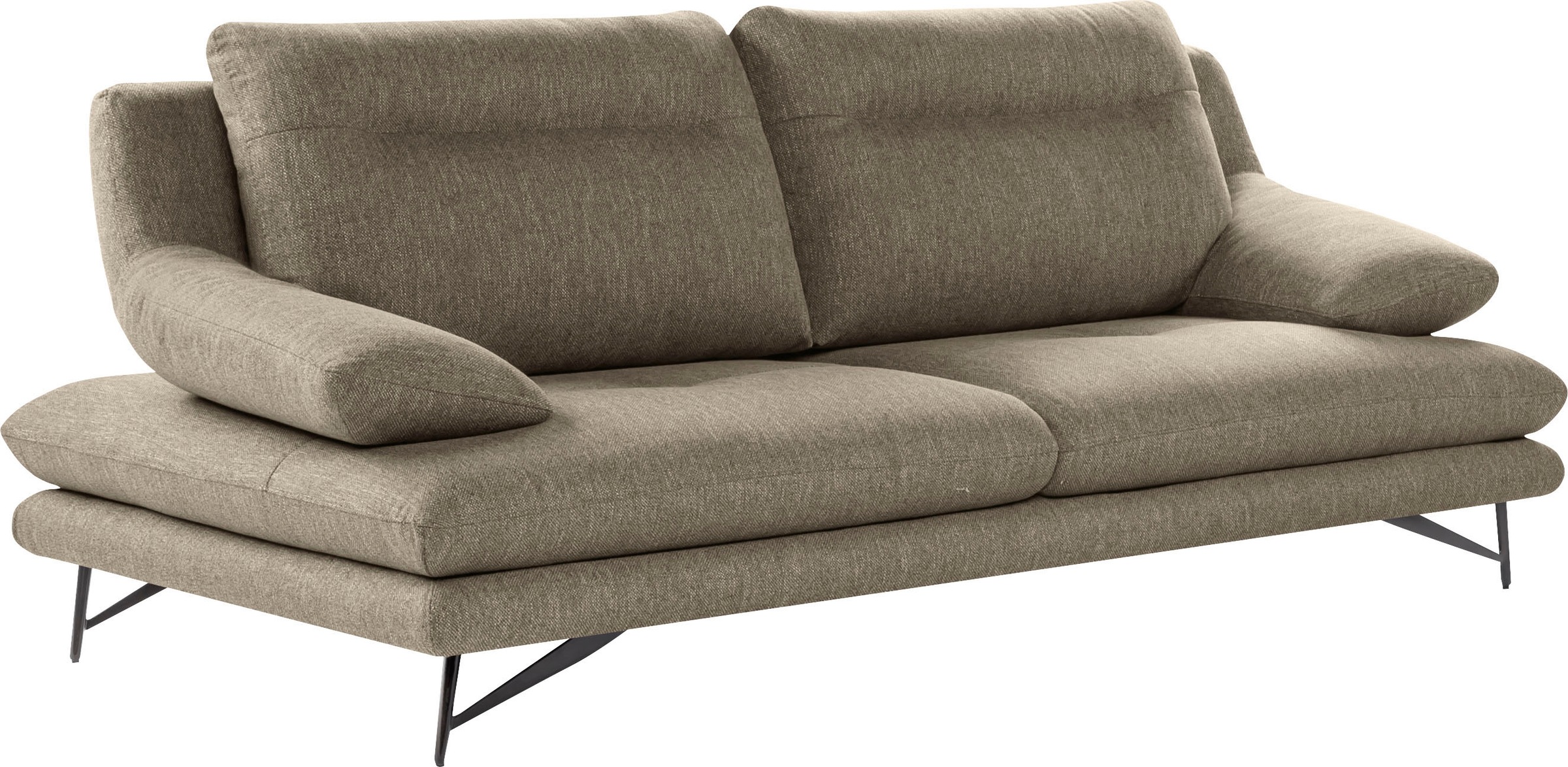 CALIA ITALIA 2-Sitzer »Cezanne, italienisches Designsofa mit erstklassigem Sitzkomfort«, wahlweise mit Sitztiefenverstellung