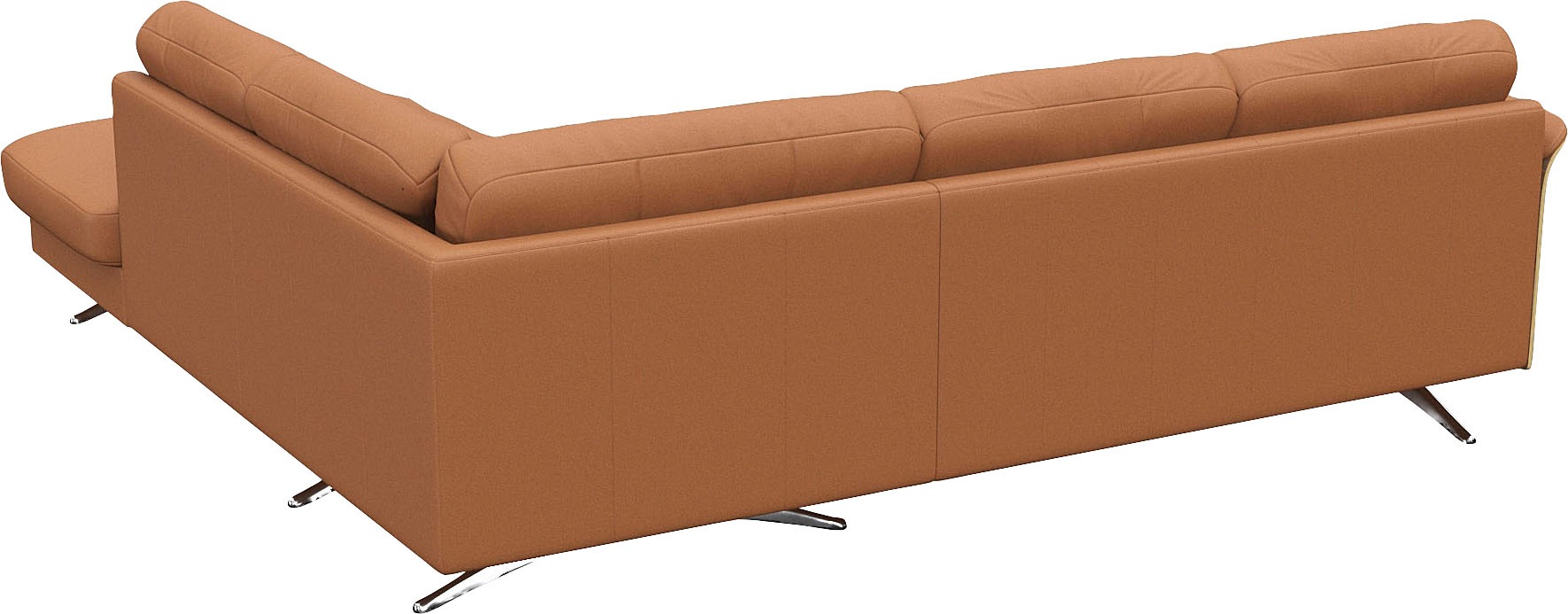 FLEXLUX Ecksofa »Glow, super bequem durch hochwertigem Sitzaufbau mit Federkern, L-Form«, Modernes skandinavisches Design