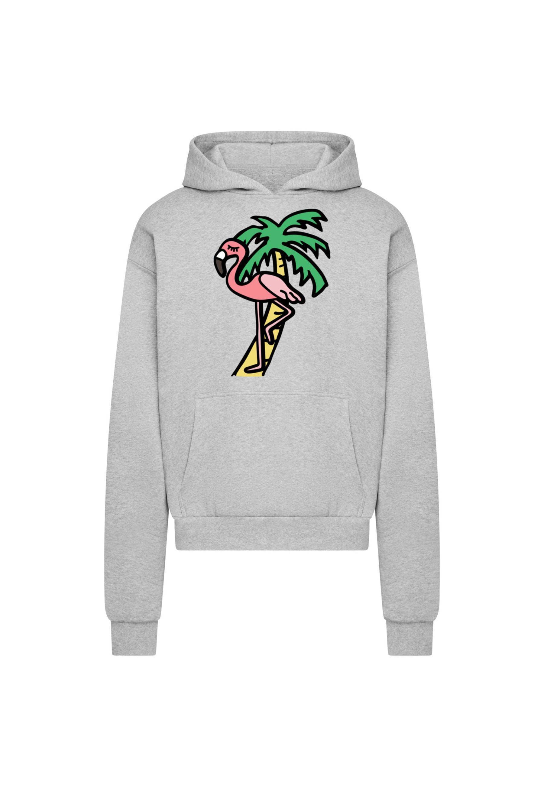 MisterTee Kapuzenpullover "MisterTee Flamingo Hoodie" 1 Stk. günstig online kaufen