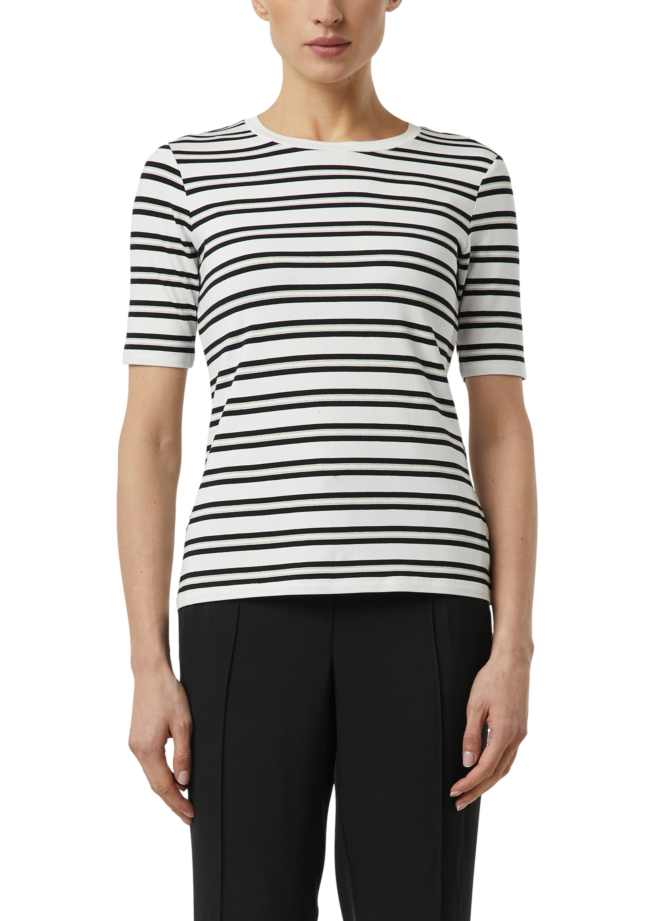 Comma T-Shirt im Streifen-Design günstig online kaufen