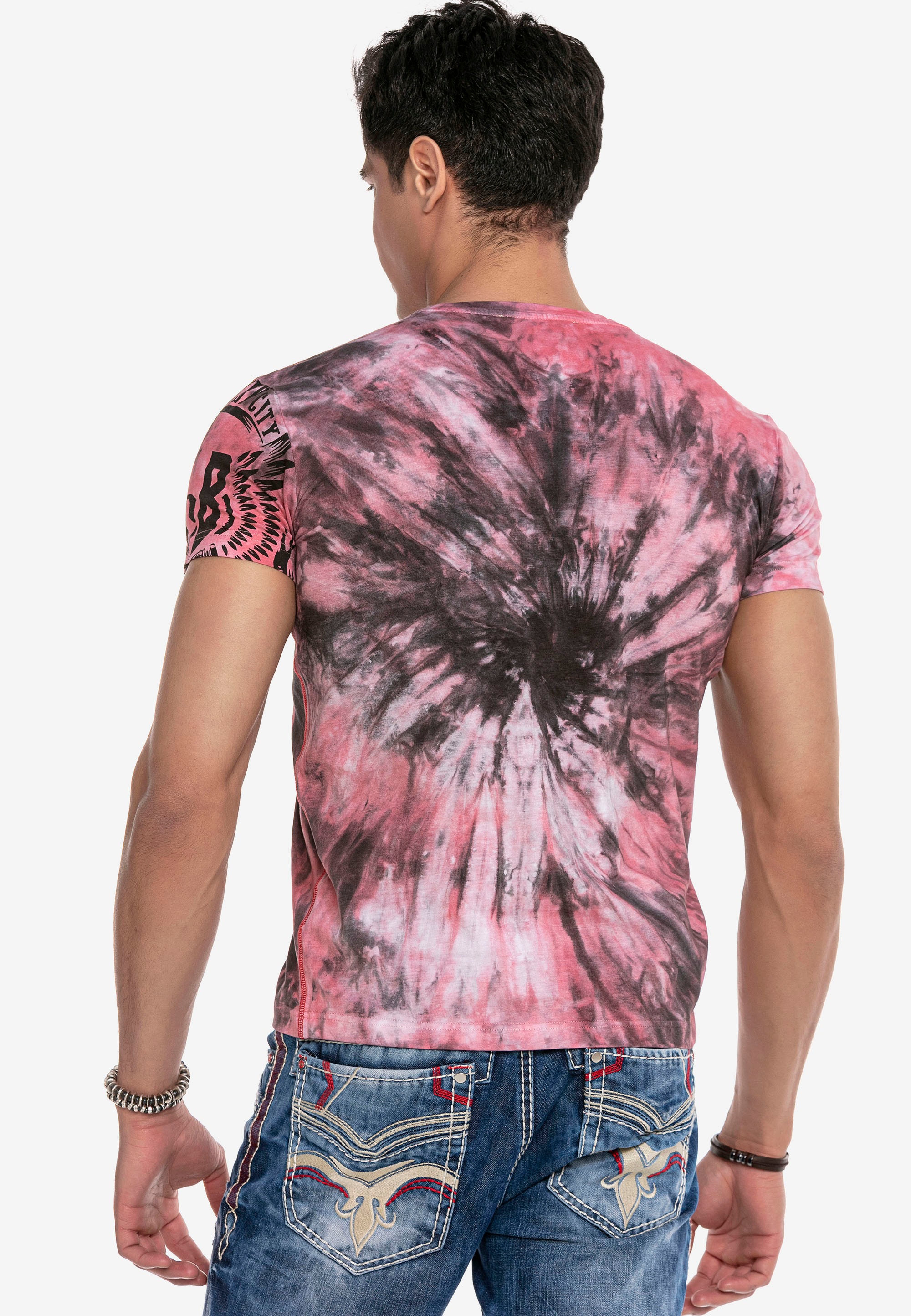 Cipo &amp; Baxx T-Shirt »CT641« in moderner Waschung