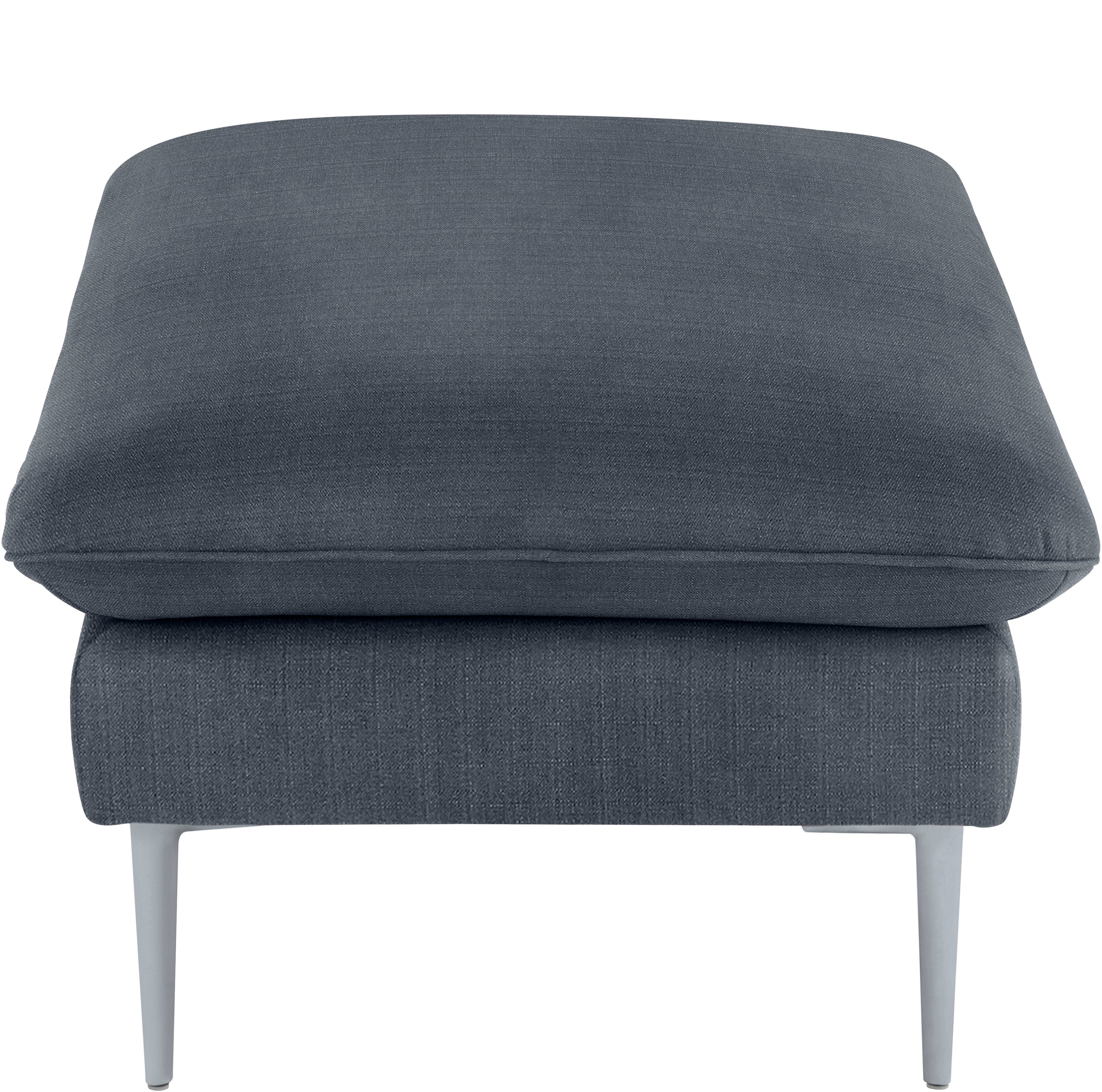 W.SCHILLIG Hocker »enjoy&MORE«, Füße silber matt, Breite 106 cm