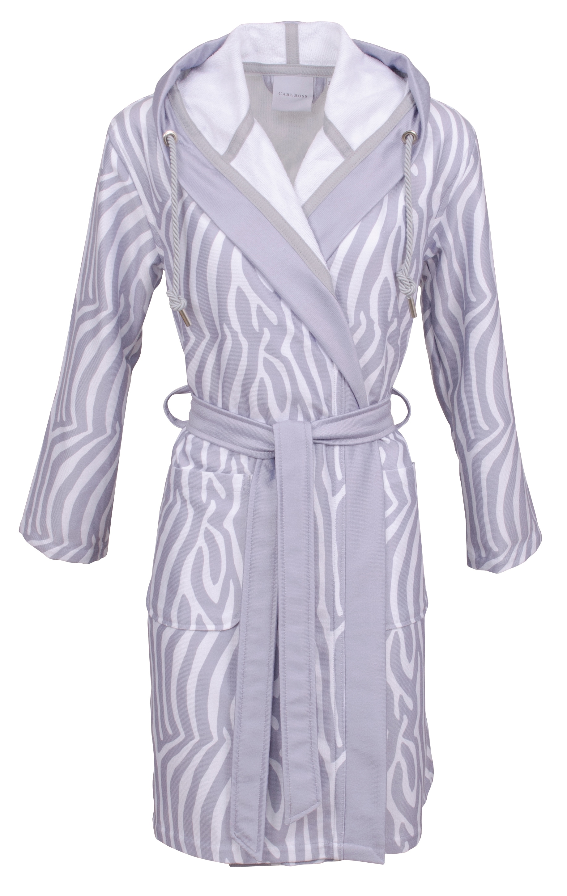 Carl Ross Damenbademantel "wash&wear" 1 Stk. Kapuze