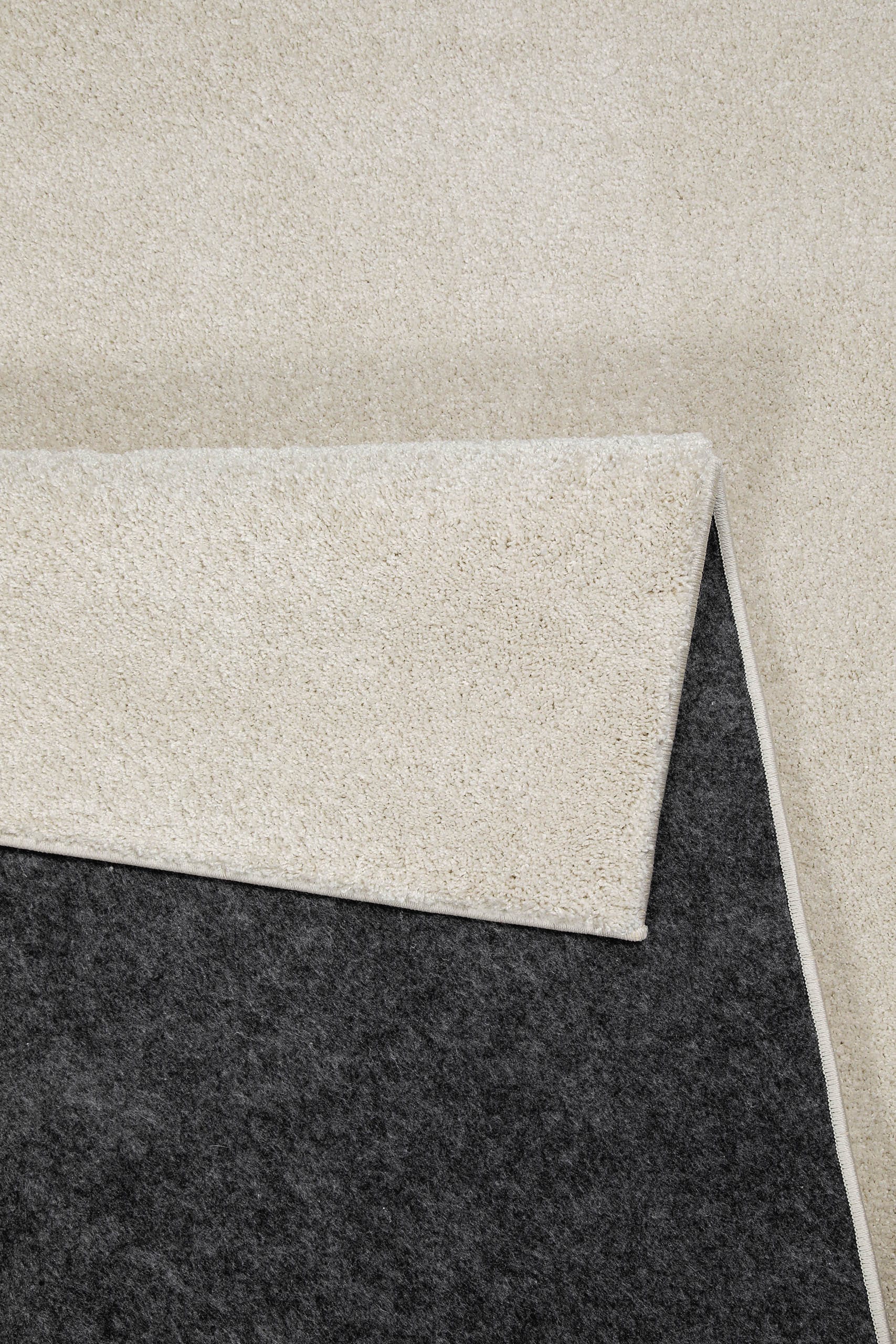 Wecon home Teppich "Wogh" rechteckig 25 mm Höhe Kurzflor, maschinell gewebt, robust, Wohn- & Schlafzimmer, einfarbig