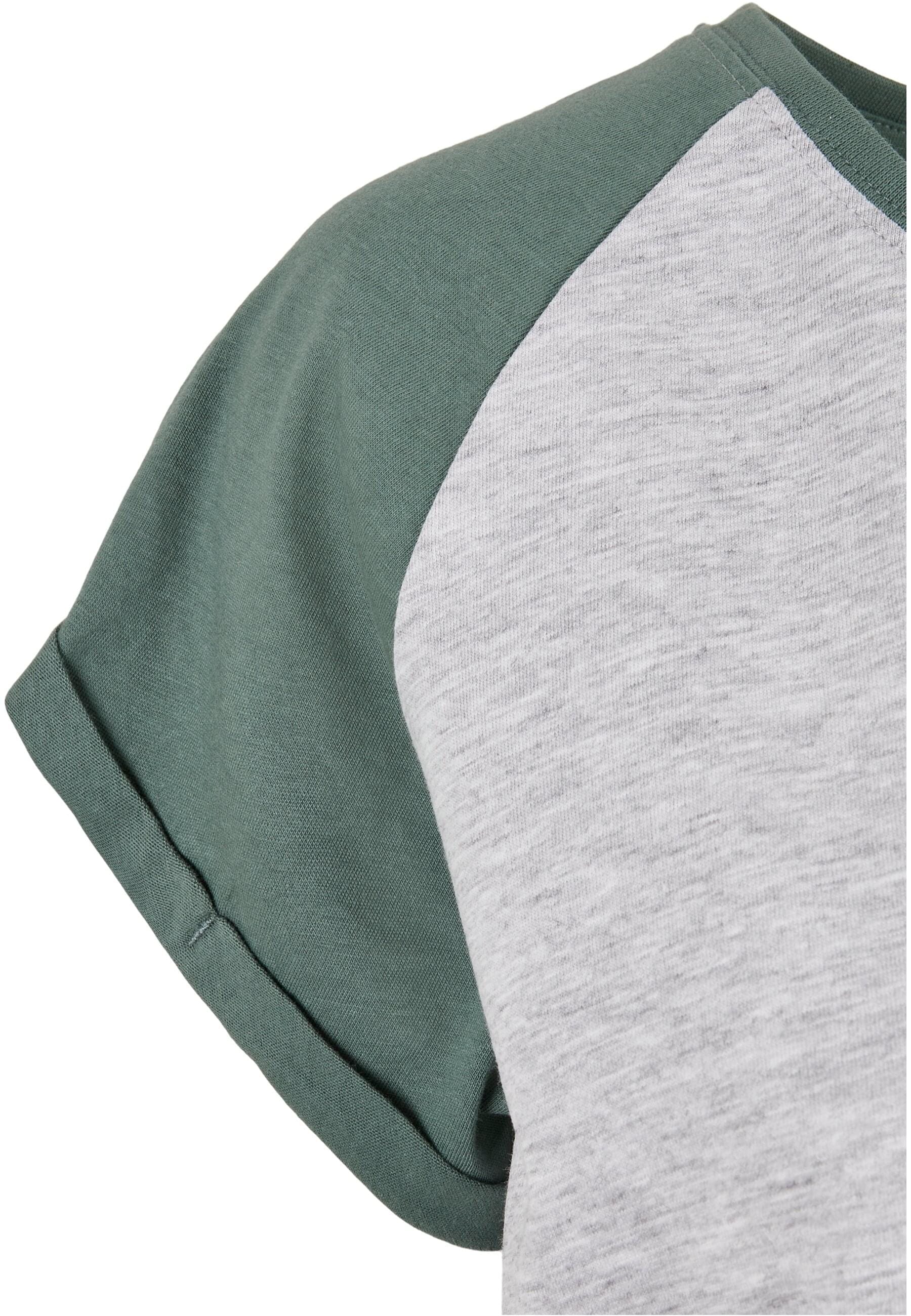 URBAN CLASSICS Kurzarmshirt »Urban Classics Damen Ladies Contrast Raglan Tee«, (1 tlg.)
