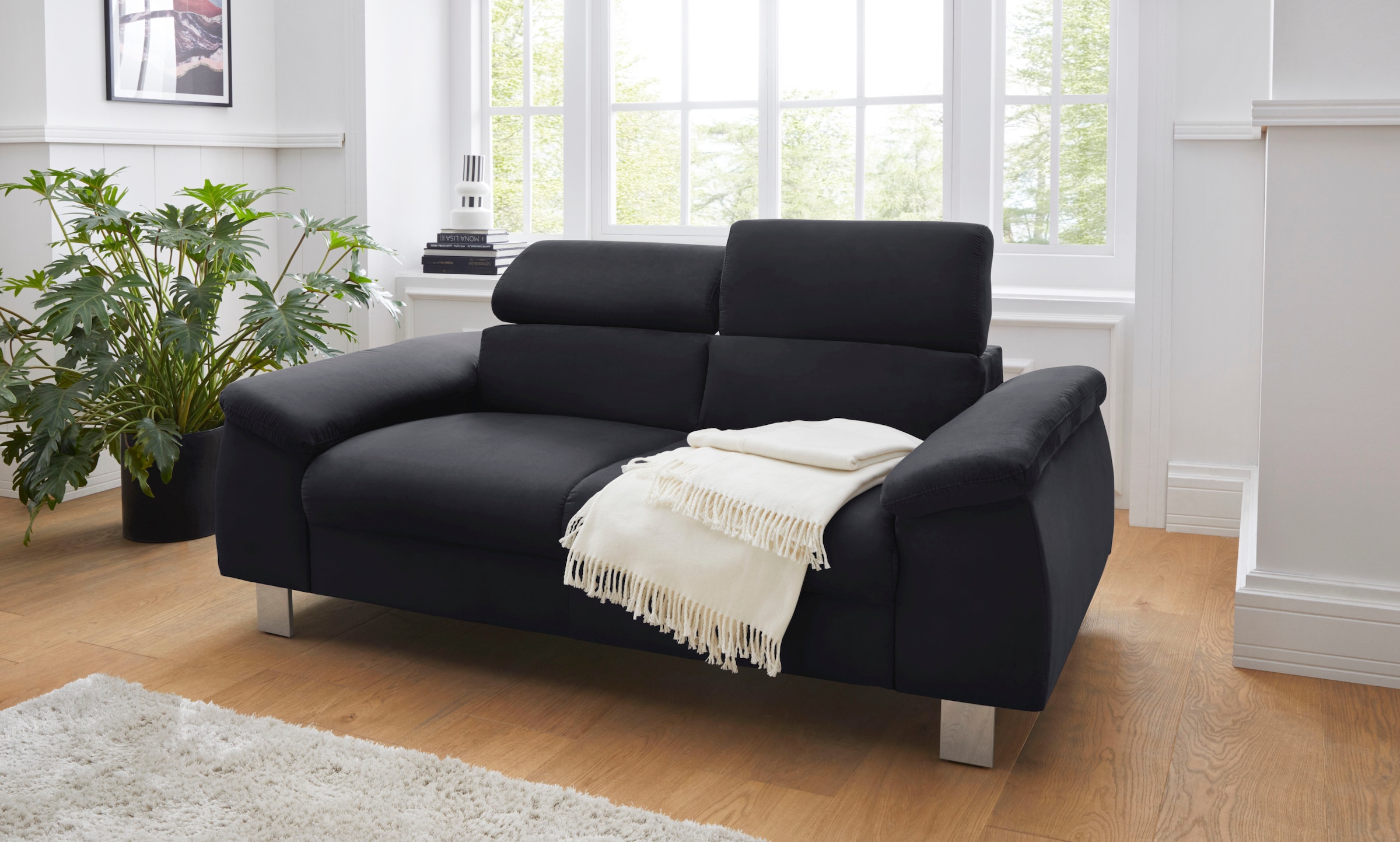 COTTA 2-Sitzer "Komaris, B: 177 cm" mit Kopfteilverstellung günstig online kaufen