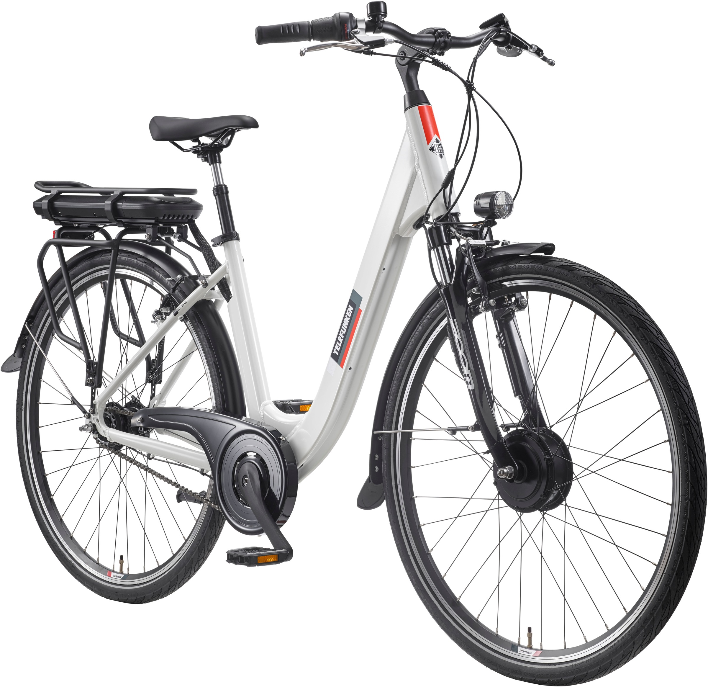 TELEFUNKEN RC845 E-City-Bike 28" weiß