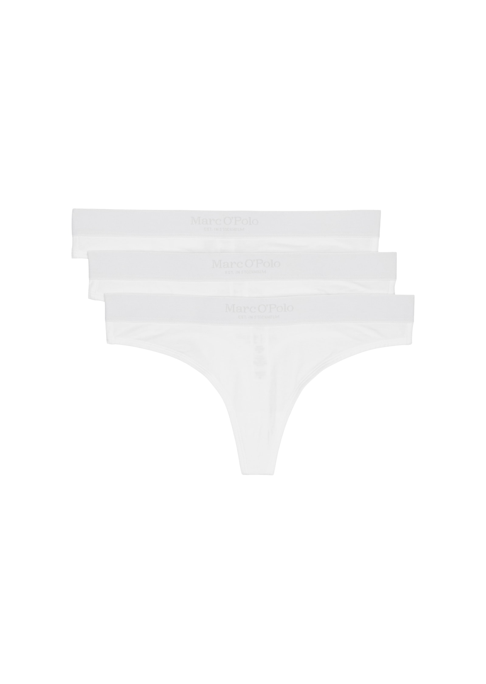 Marc O'Polo Stringai (3er Pack) su kuklus Logo-Det...