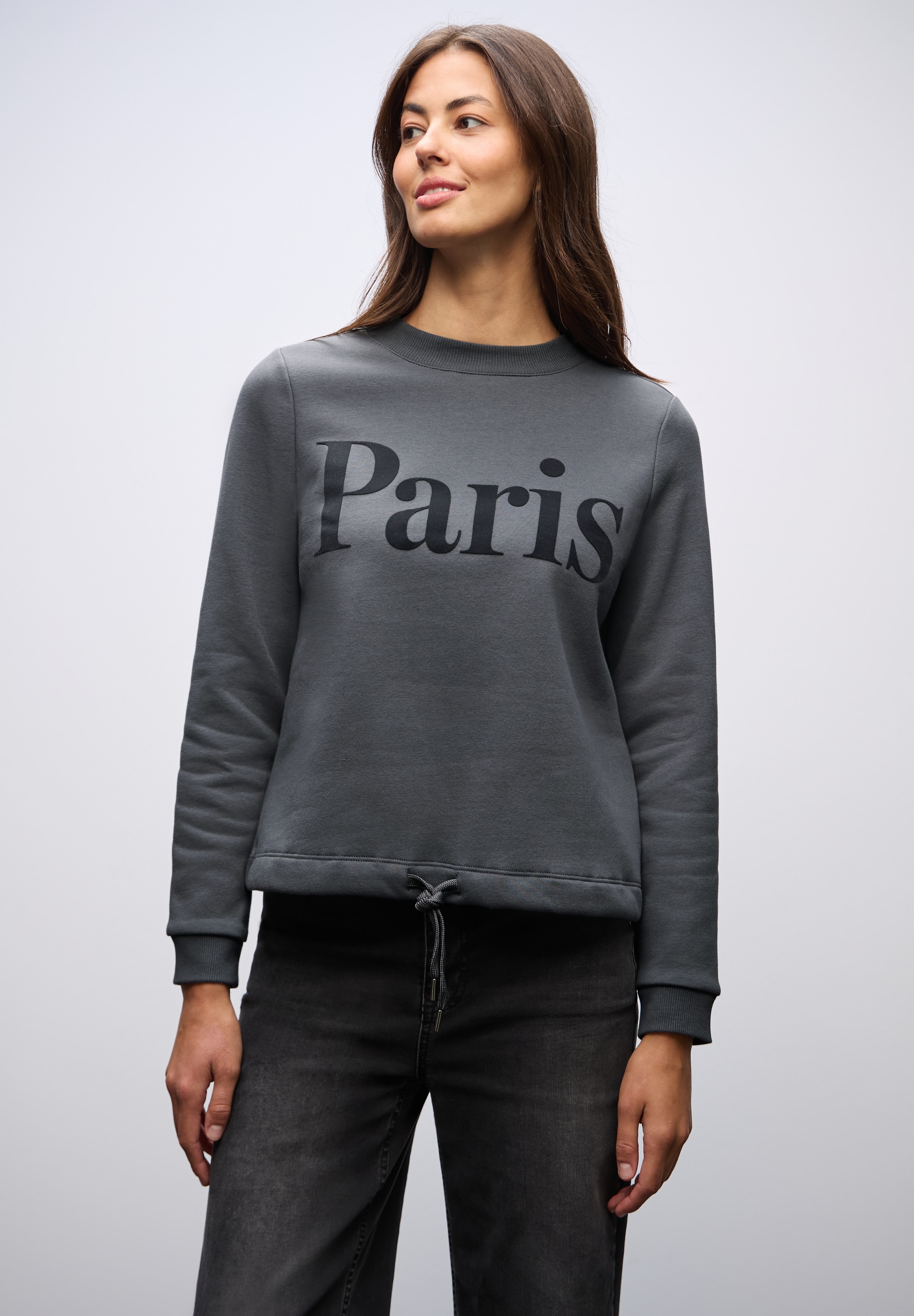 STREET ONE Sweatshirt, mit Print, Wording Artwork günstig online kaufen