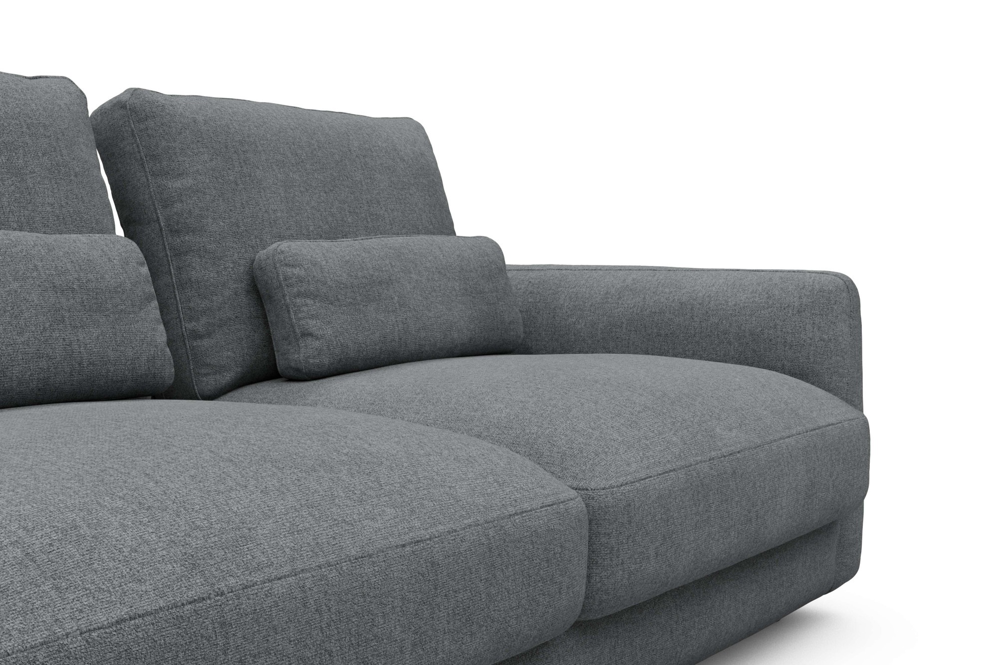 Tenksom Ecksofa »Polsterecke, L-Form, Eckcouch, mit Federkern, inkl. Kissen«, legerer Sitzkomfort zum Entspannen und Verweilen