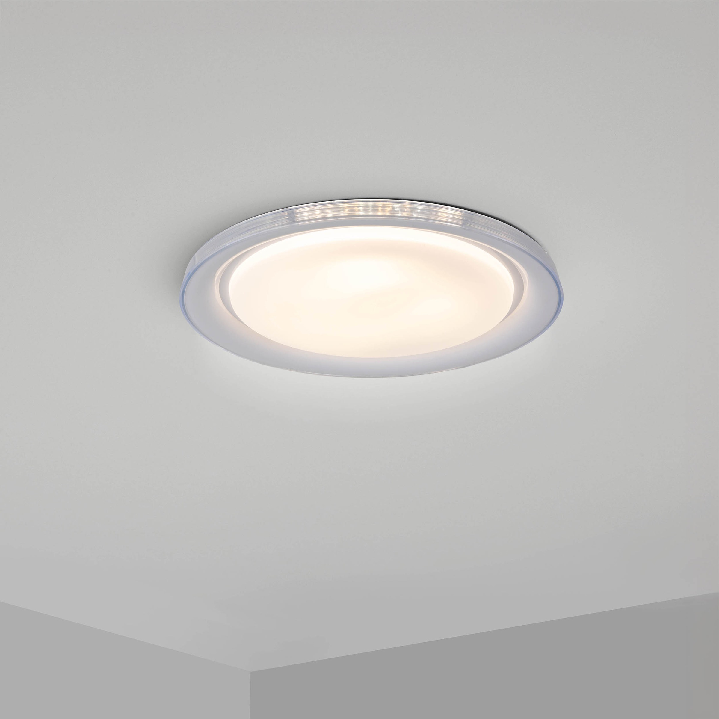 näve LED Deckenleuchte »Claire«, 1 flammig, Leuchtmittel LED-Modul | LED wechselbar, CCT, Memory, Nachtlicht, dimmbar per Infrarot-Fernbedienung inkl.