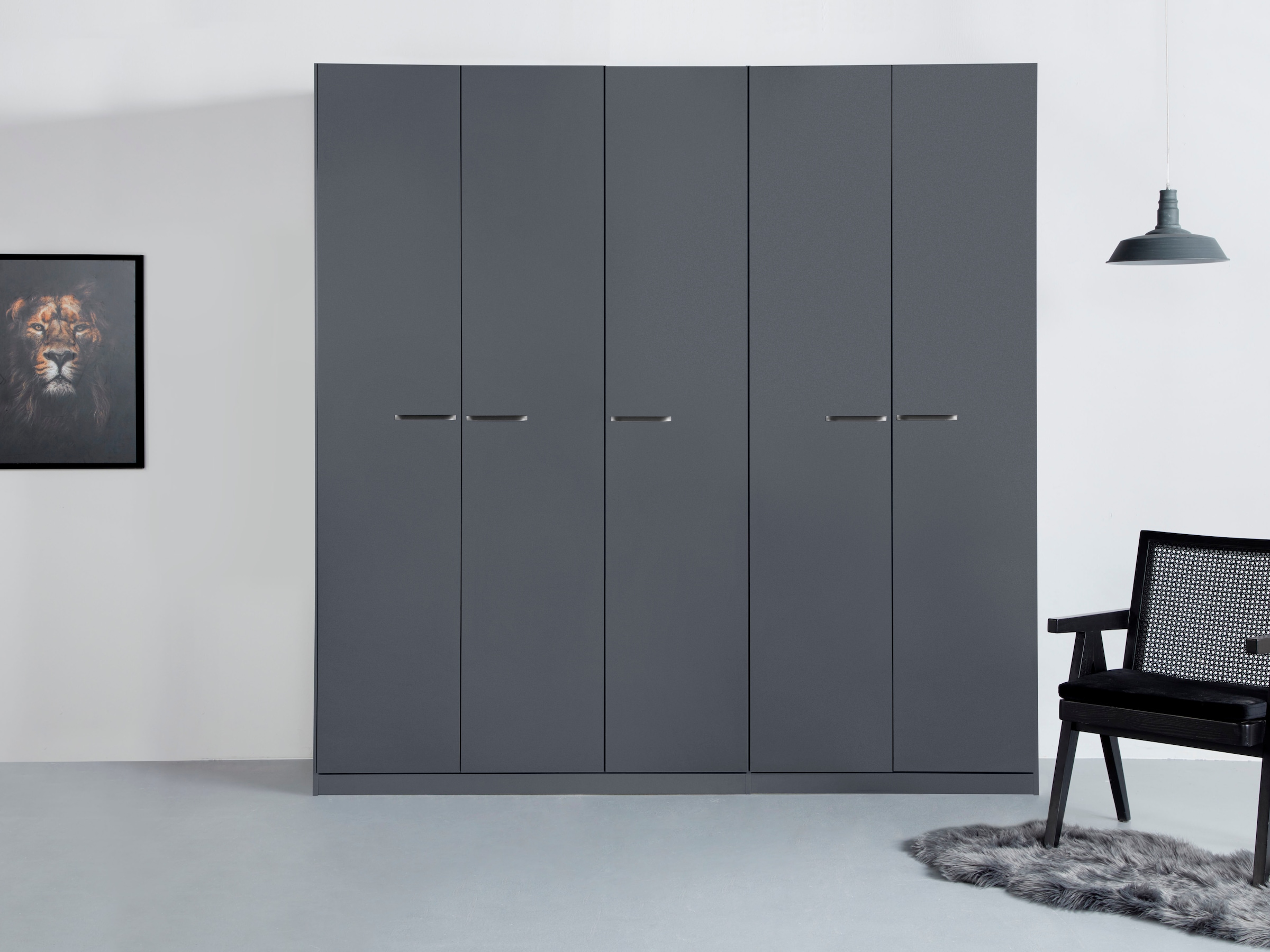 OTTO home Kleiderschrank "Mehrzweckschrank Aktenschrank Möbel Mietswohnung Schlafzimmer OTELI" erhältlich in Breiten 91-360 cm, ab Breite 136cm inkl. Innenschubladen, mit zusätzlichen Einlegeböden, optional mit Spiegel MADE IN GERMANY
