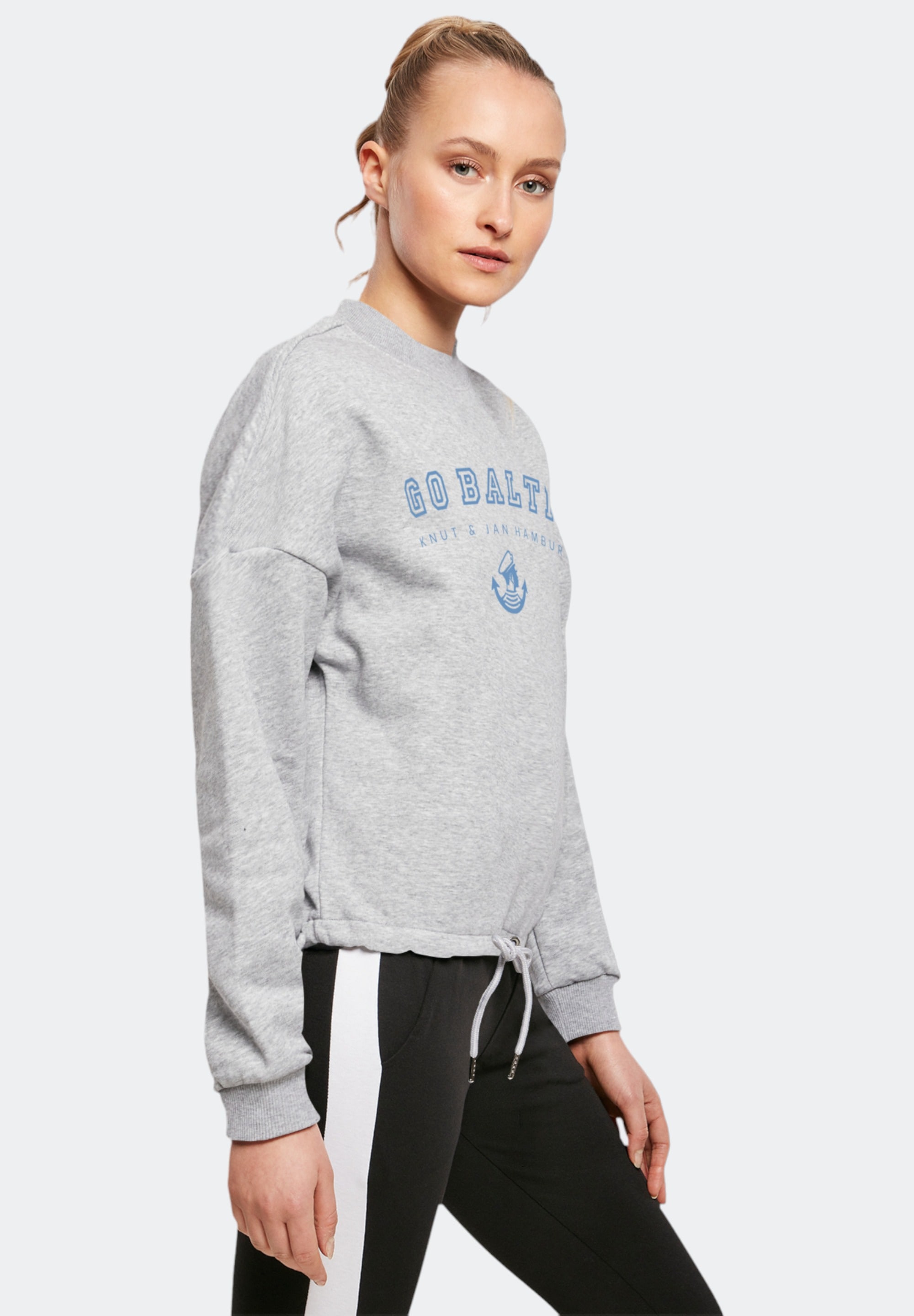 F4NT4STIC Sweatshirt »Go Baltic Knut & Jan Hamburg«, Print