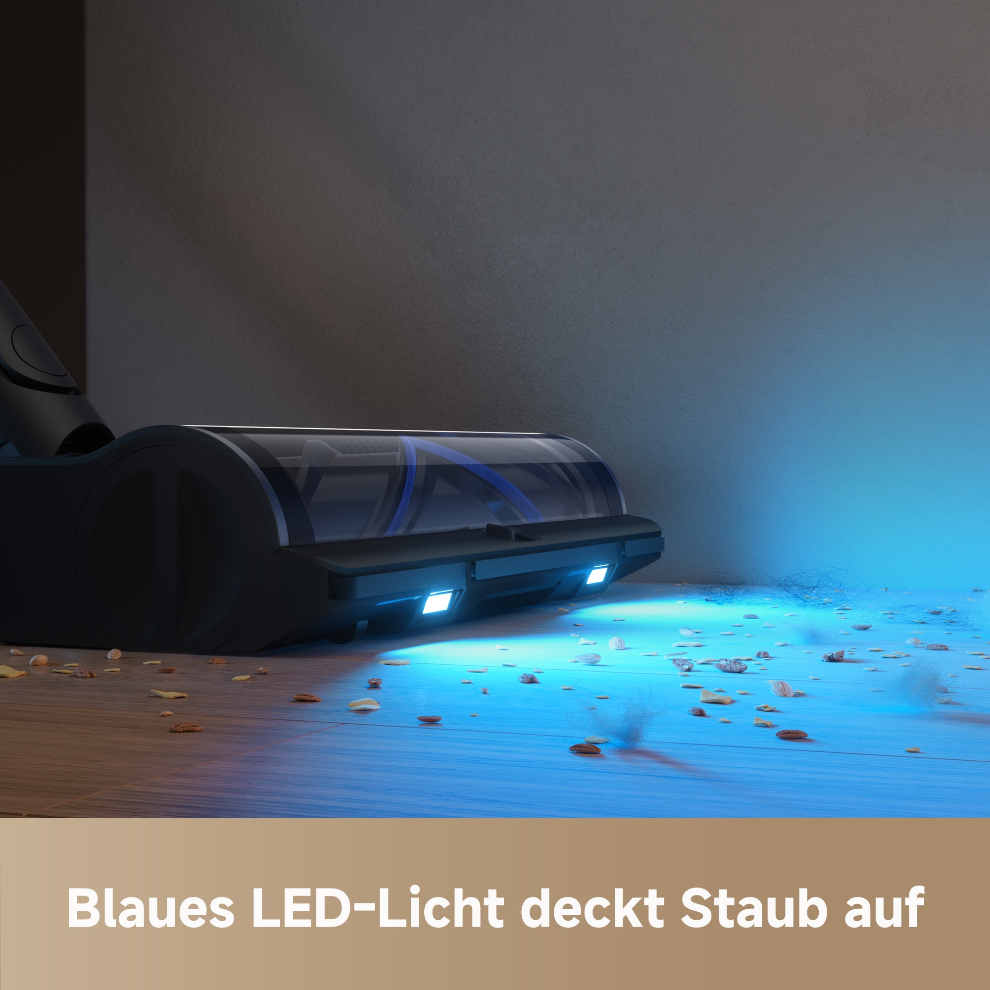 Mova Akku-Bodenstaubsauger »Mova S4 Detect, Kabelloser Vacuumsauger«, 20.000Pa Saugleistung/ Bürste mit LED-Leuchten/ Vielseitige Aufsätze