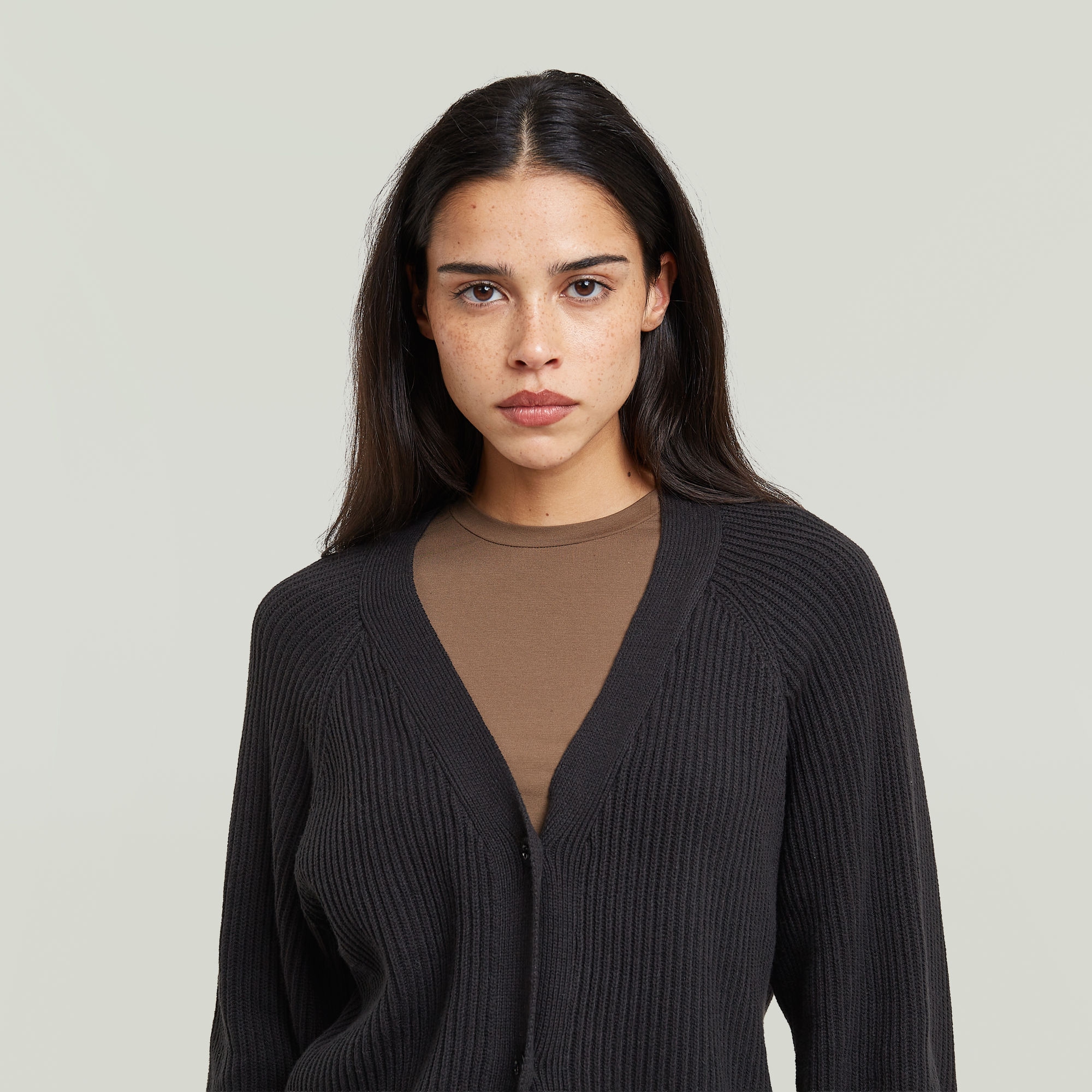 G-STAR Cardigan »Unit Cardi wmn« mit V-Ausschnitt, Baumwollmix