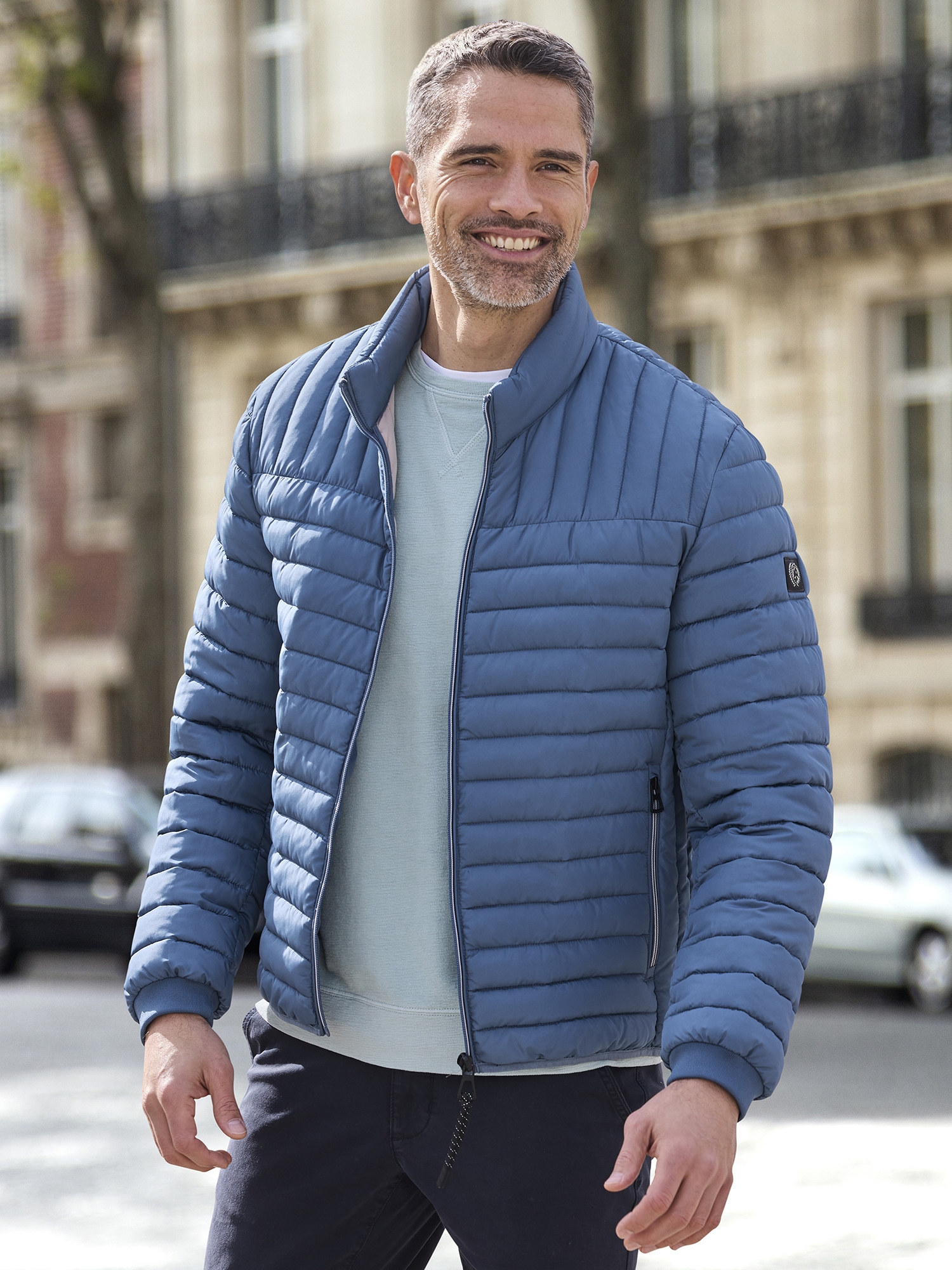 LERROS Steppjacke »LERROS Leichter Herren Steppblouson«, ohne Kapuze, Keine Angabe