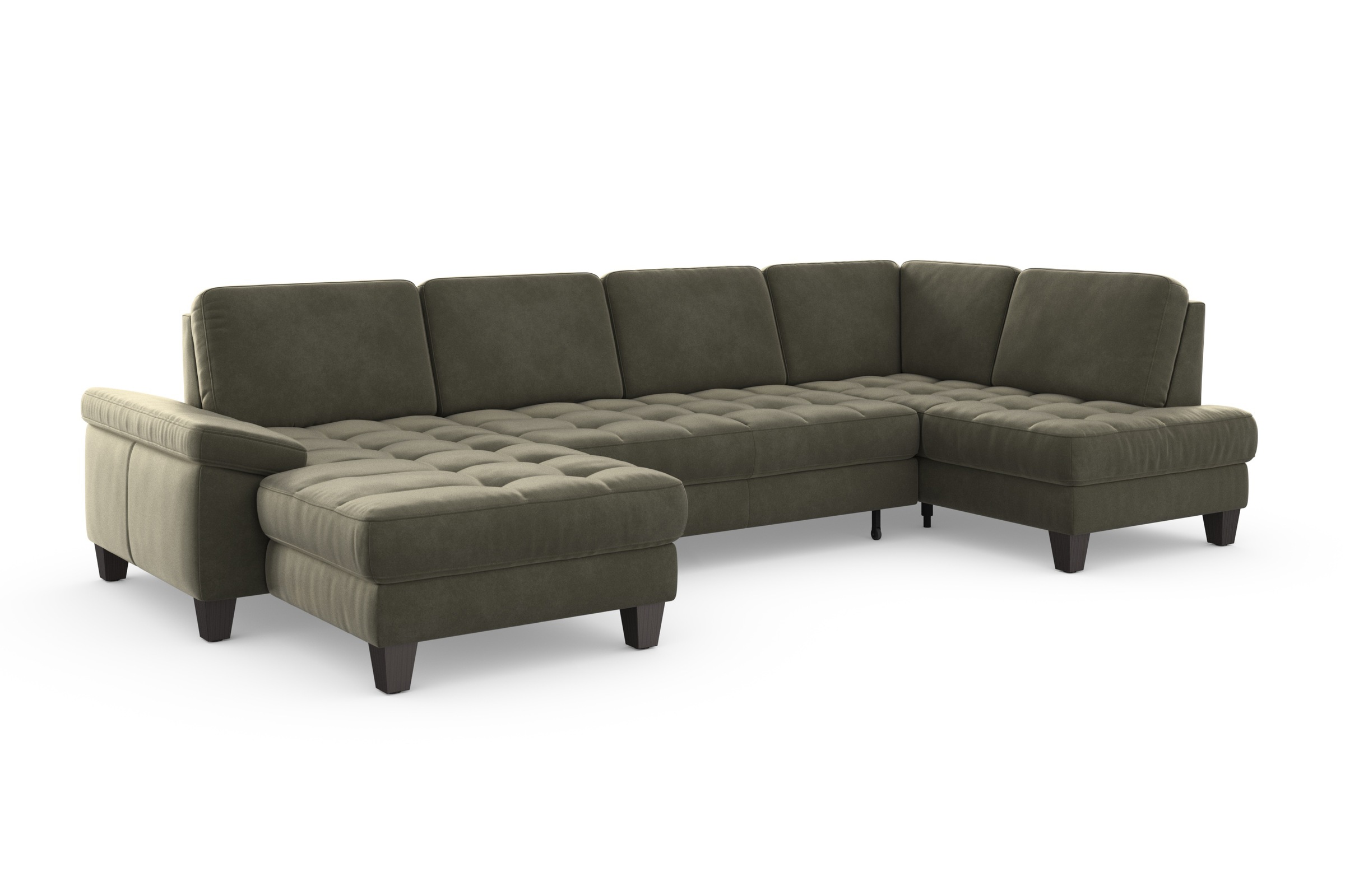 sit&more Wohnlandschaft »Westham U-Form«, wahlweise mit Bettfunktion, Bettkasten, Sitztiefenverstellung