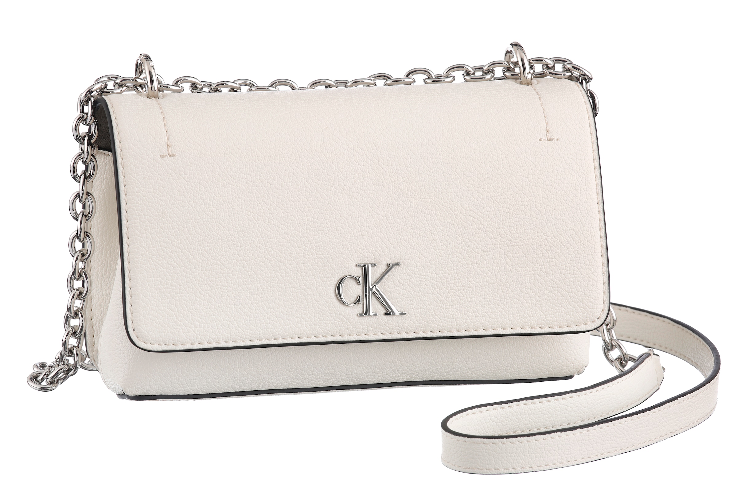 Calvin Klein Jeans Schultertasche "MINIMAL MONOGRAM EW FLAP21", Handtasche, günstig online kaufen