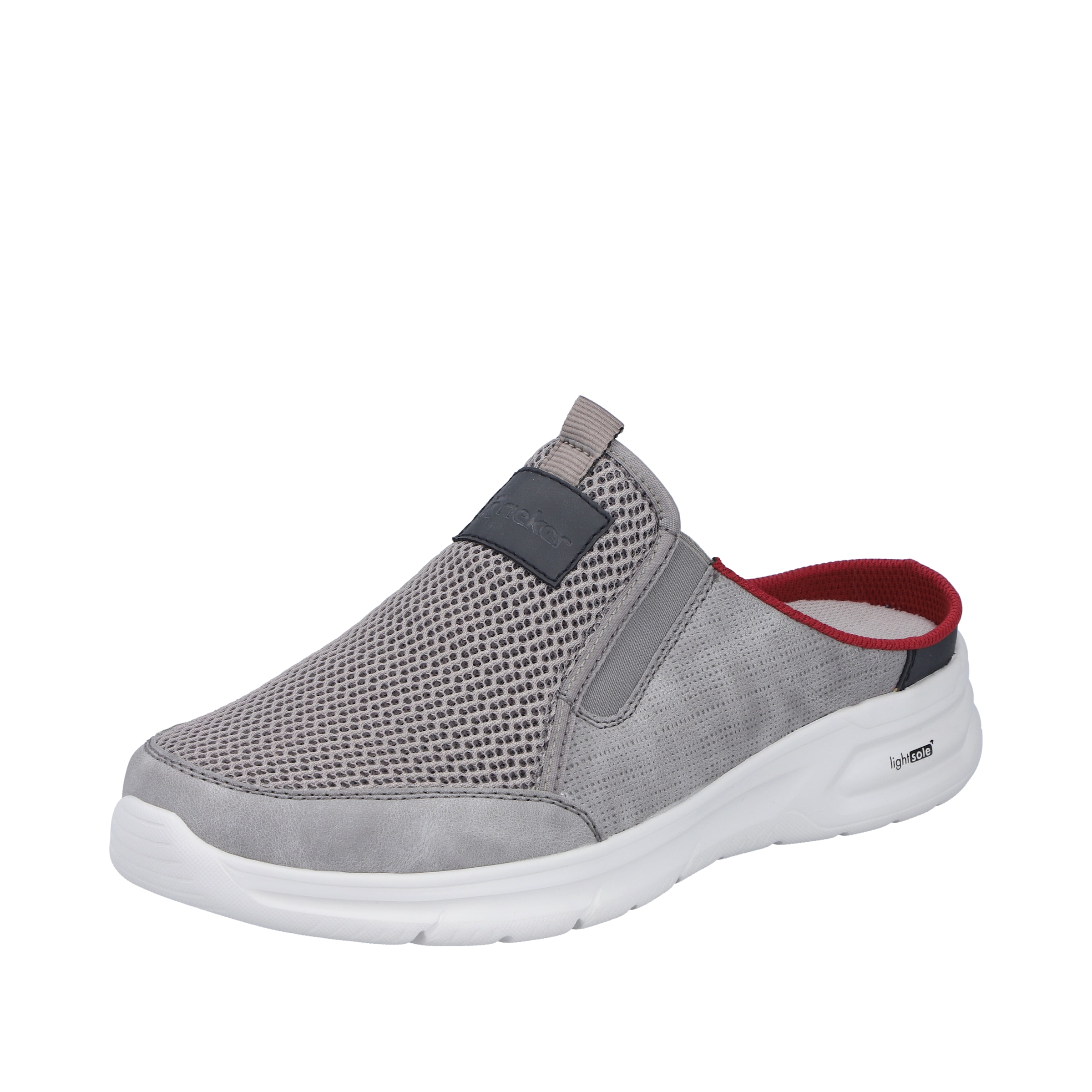 Rieker 1100000002199 Sommerschuh, Hausschuh, Schlupfschuh mit seitlichen Stretcheinsätzen
