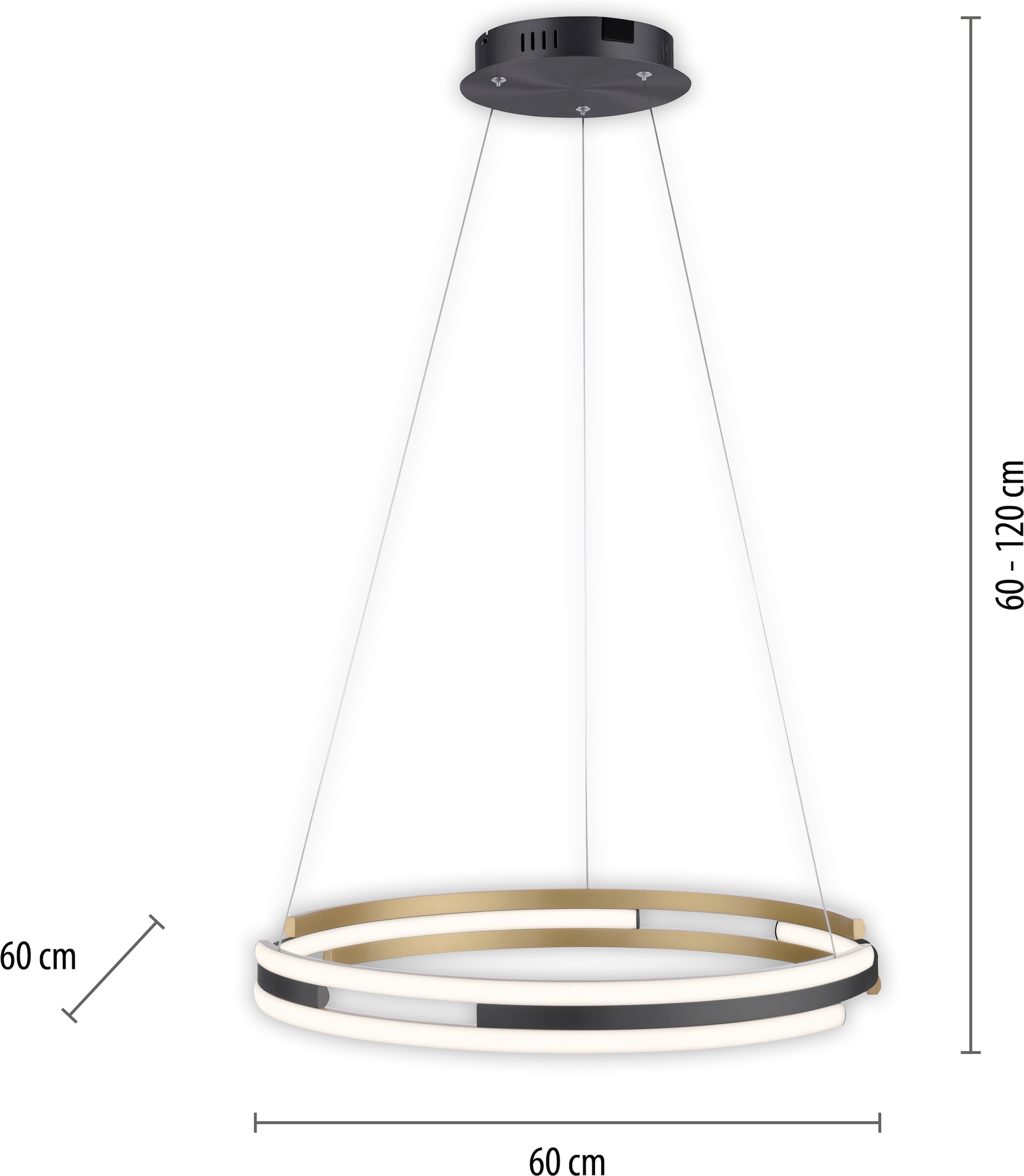 Neuhaus Q SMART HOME LIGHTS LED Pendelleuchte »Q-BELUGA« LED-Board 1 Stk. warmweiß - kaltweiß