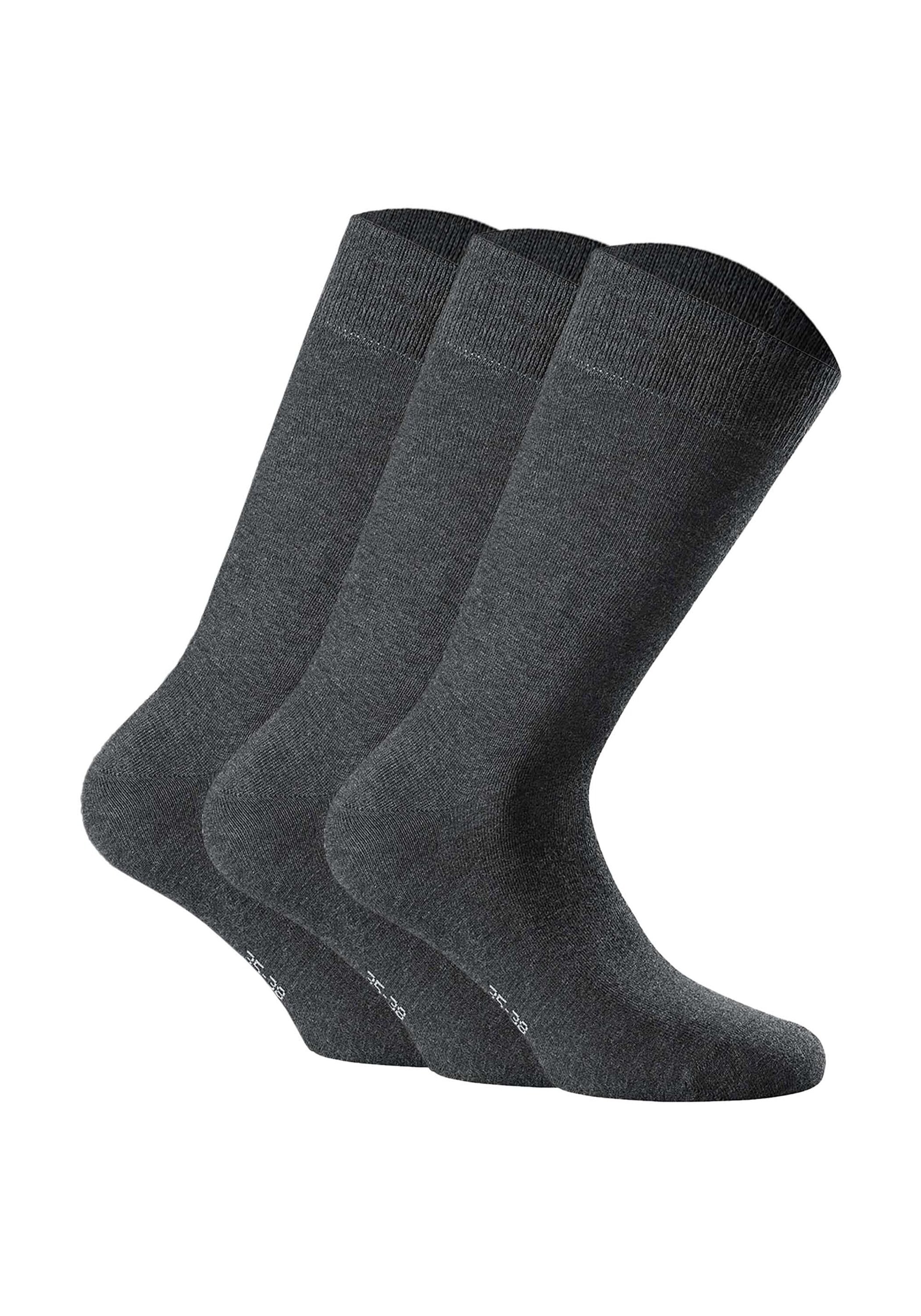 Rohner Socks Kurzsocken "Socken cotton II 3-er Pack 3er Pack" günstig online kaufen