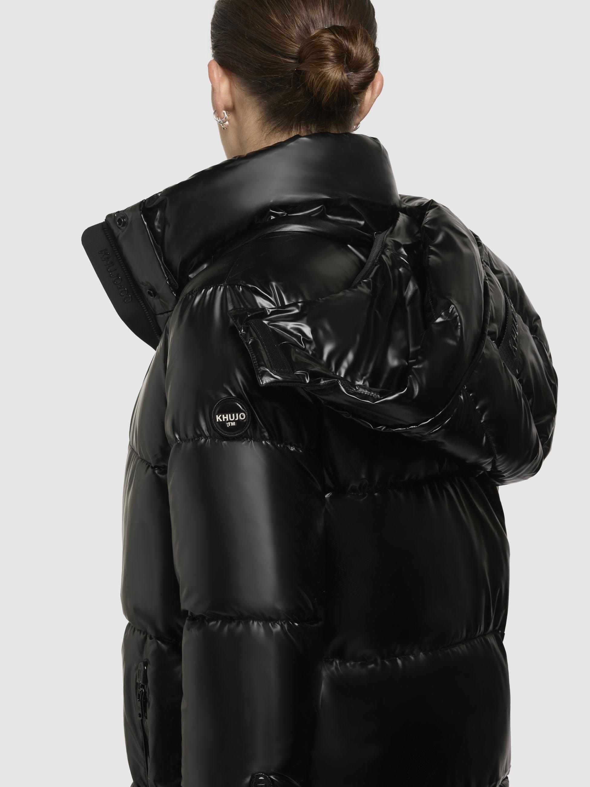 khujo Steppmantel »Hedd Shiny-YM«, Wasserdichter Wintermantel in Shiny-Optik
