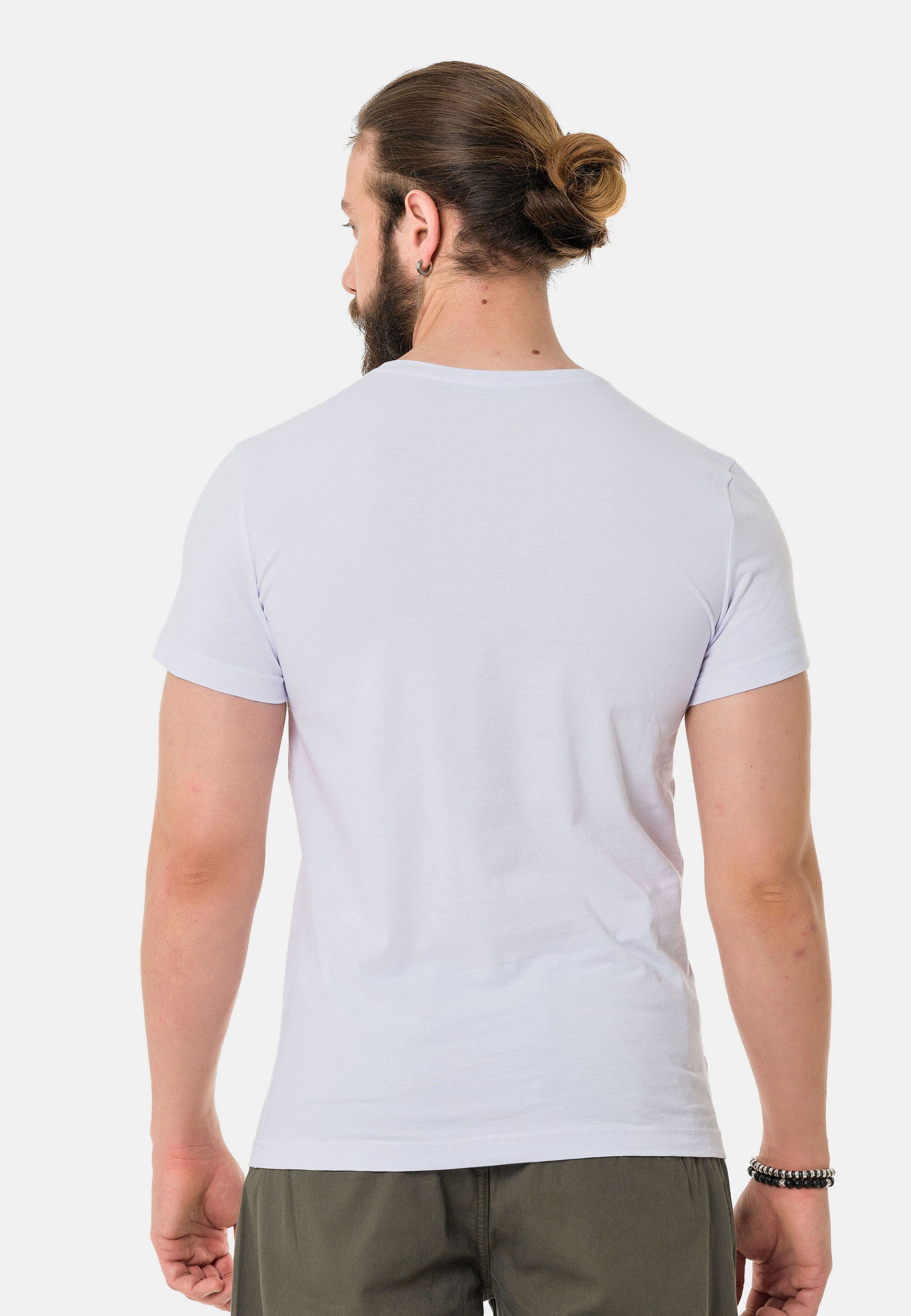 Cipo & Baxx T-Shirt »T-Shirt«, mit Panther Print