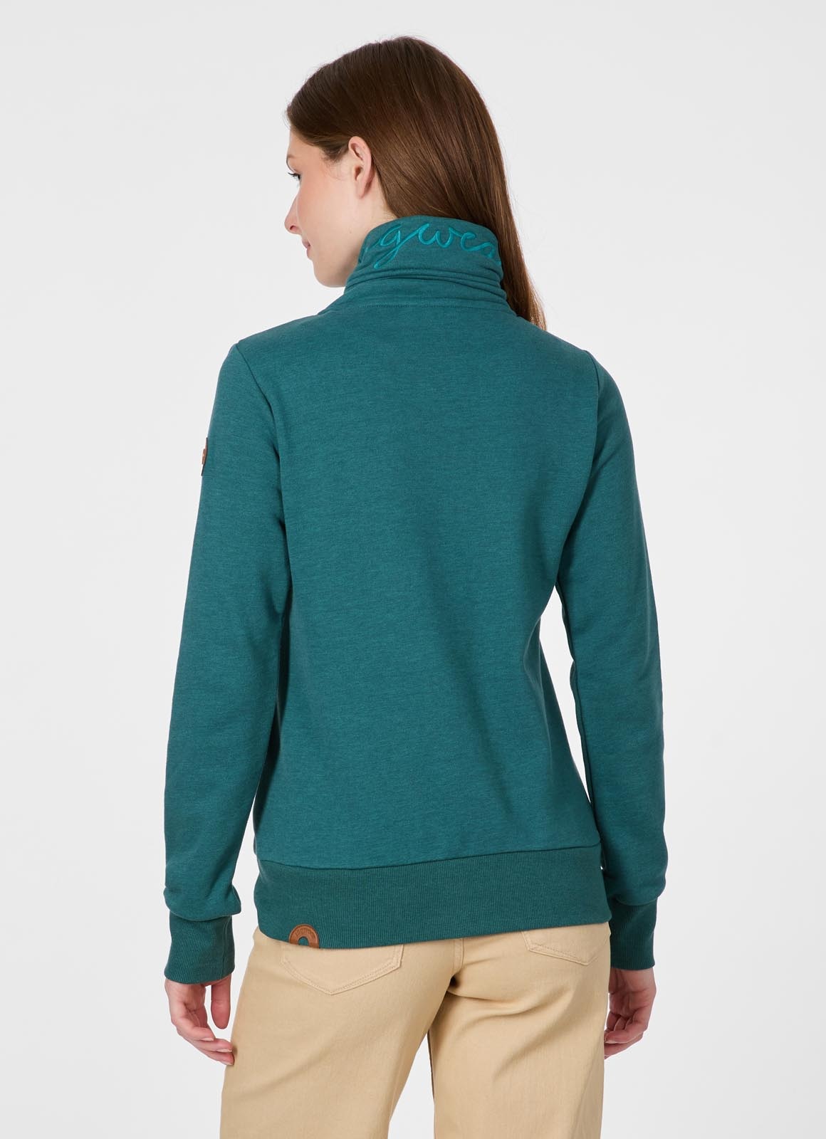Ragwear Sweatjacke "RONETTE A" Baumwollmischung mit Marken-Stickerei günstig online kaufen