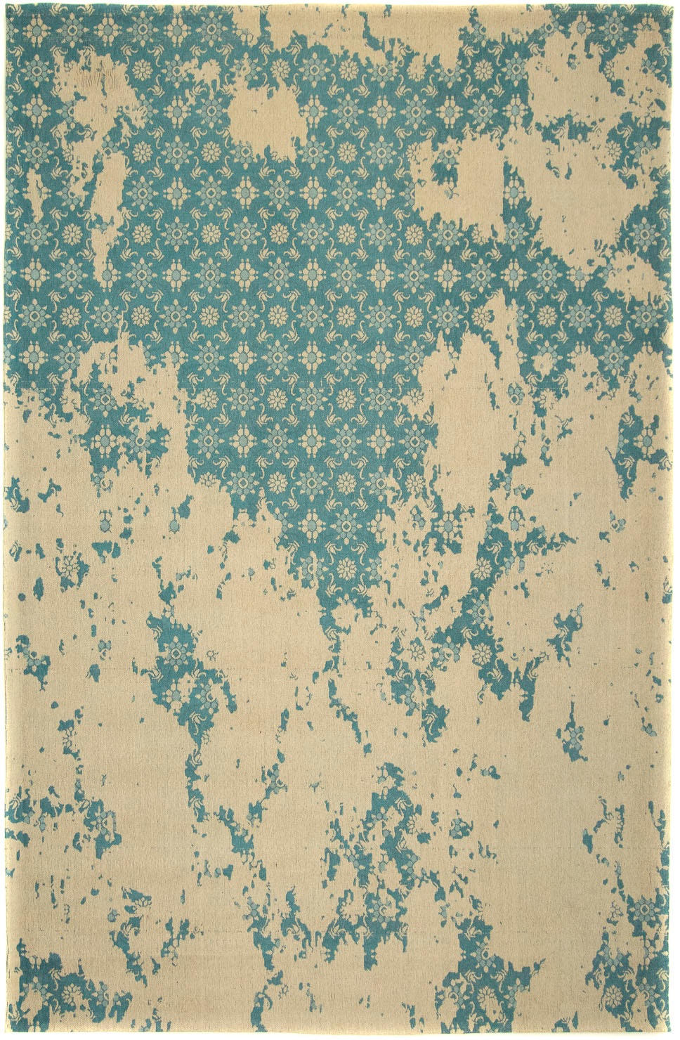 morgenland Teppich »VINTAGE COMET«, rechteckig, 6 mm Höhe, Kurzflor, Viskose, Shabby, Wohnzimmer
