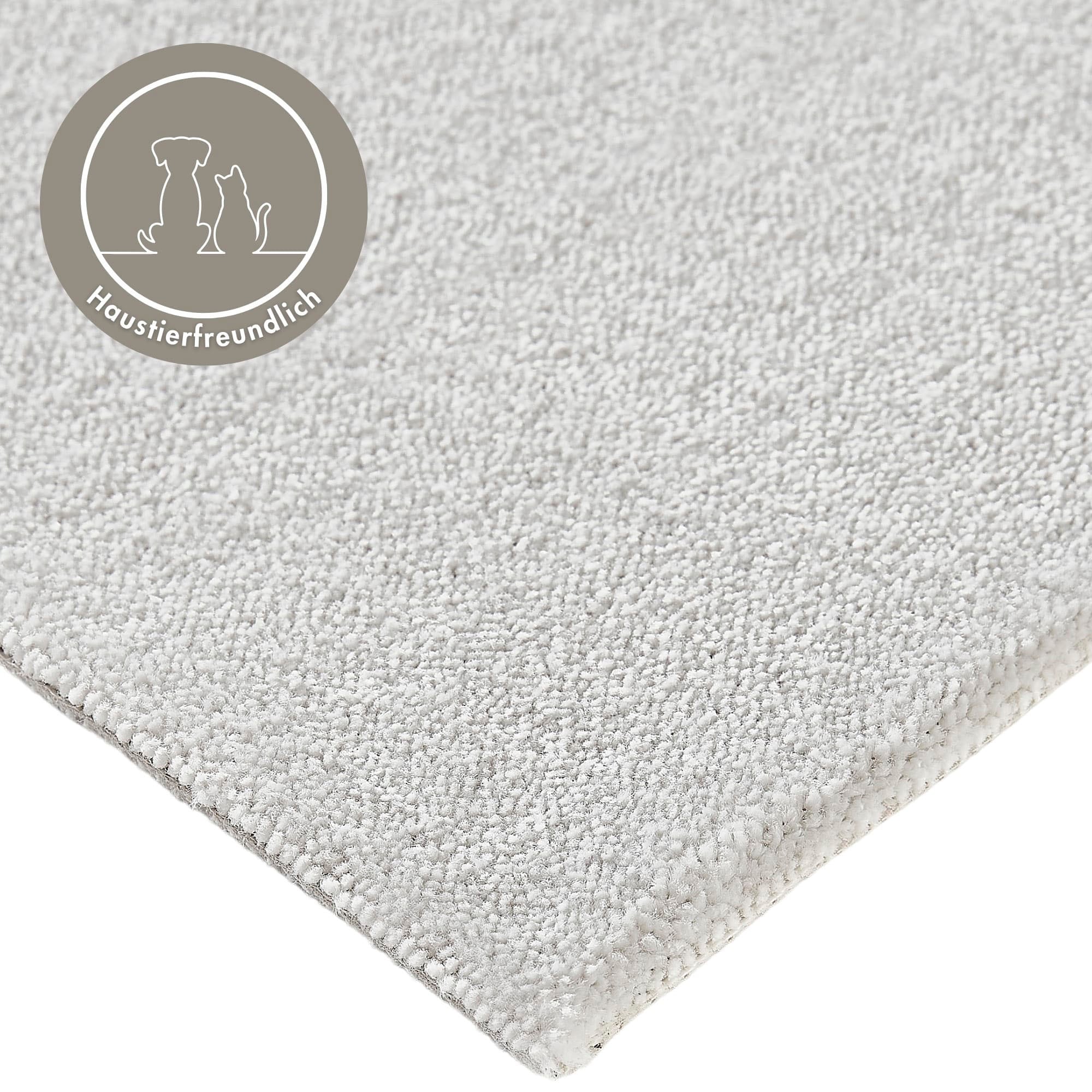 Andiamo Teppichboden »Florenz, Schlinge, Made in Belgium«, rechteckig, 8 mm Höhe, Uni-Farben, Breite 400 cm, strapazierfähig & robust