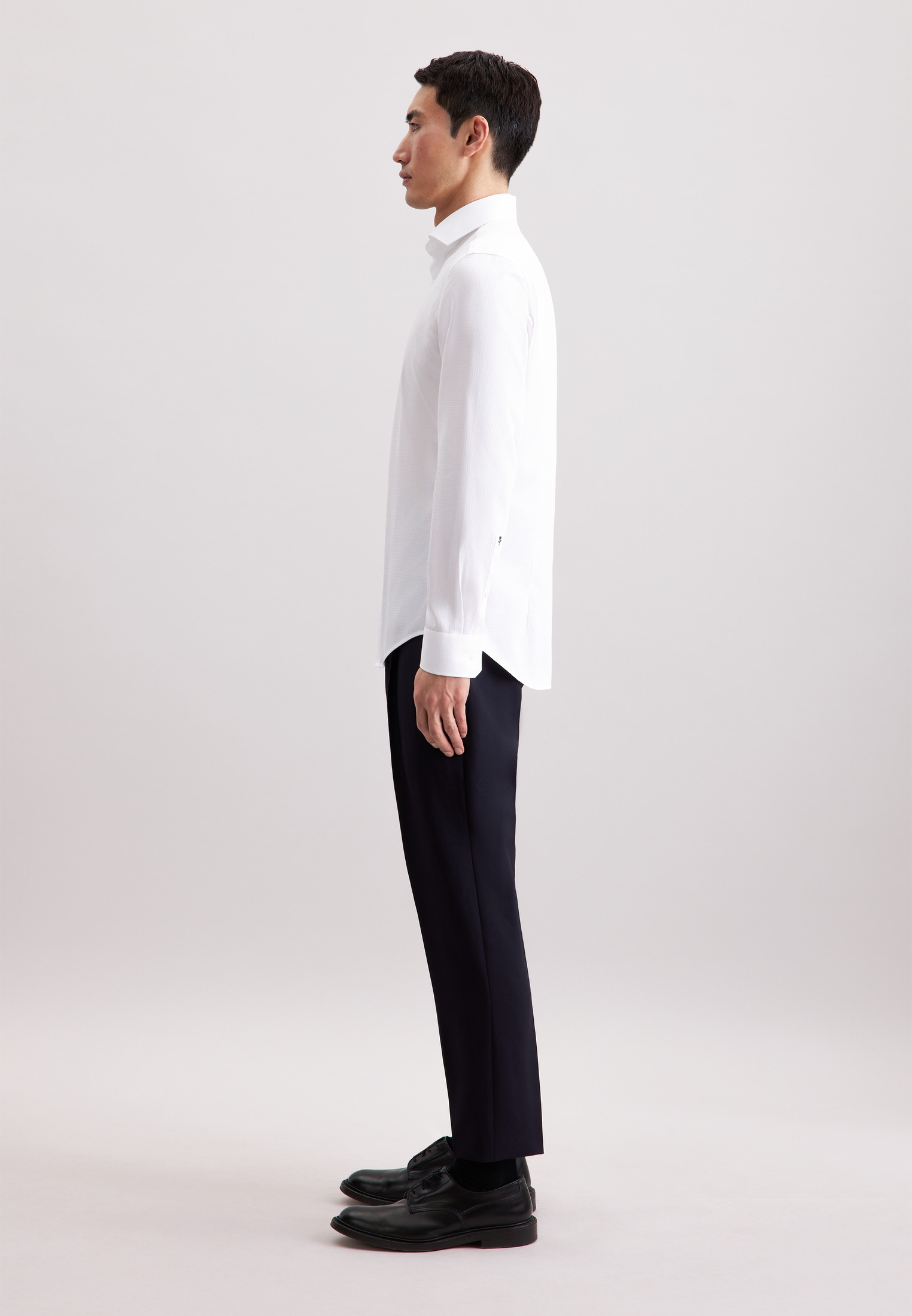 seidensticker Businesshemd »Schwarze Rose« Shaped 1/1 Kentkragen Pepita