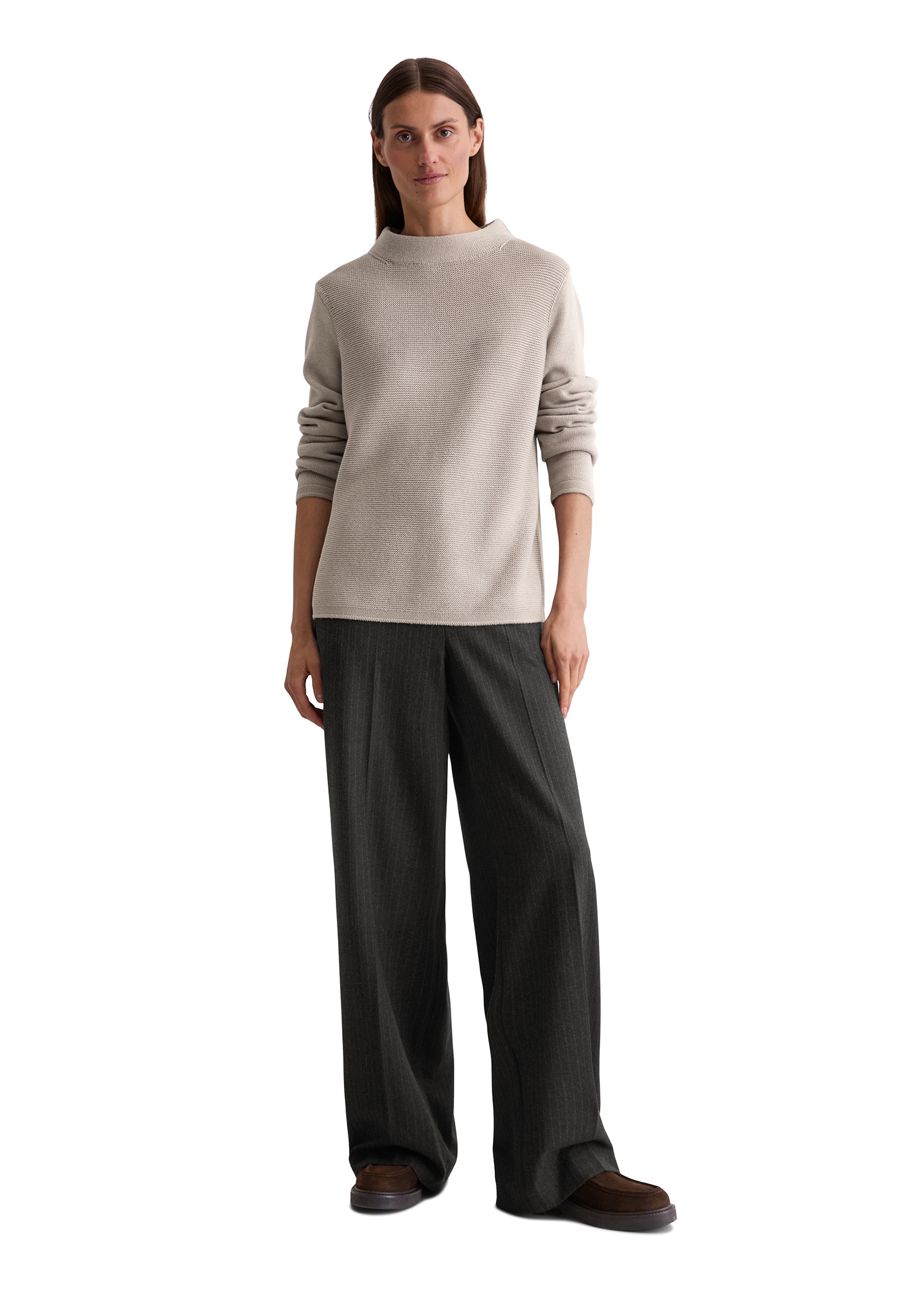 Marc O'Polo Stehkragenpullover »aus Organic Cotton«