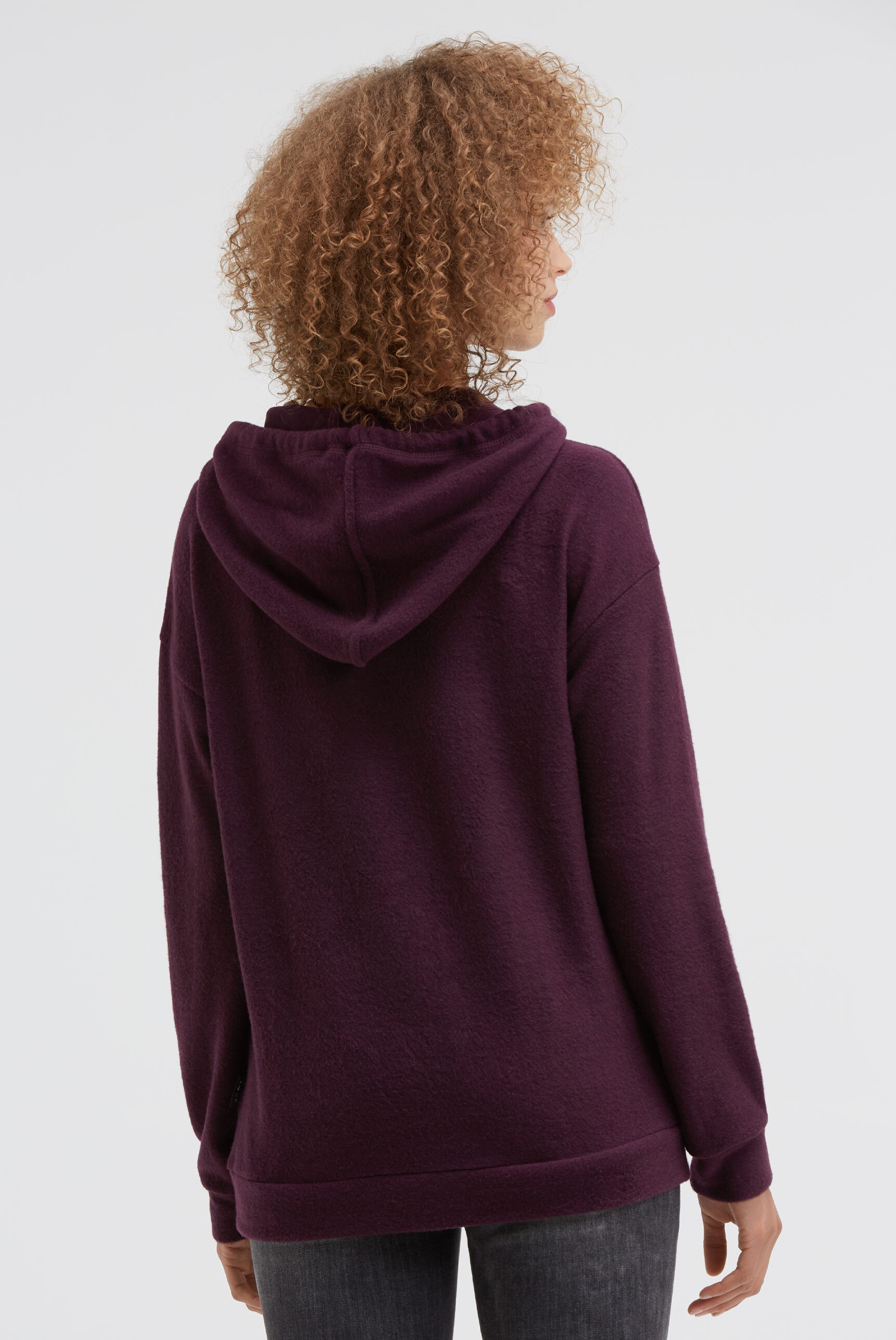SOCCX Kapuzenpullover aus Flauschstrick