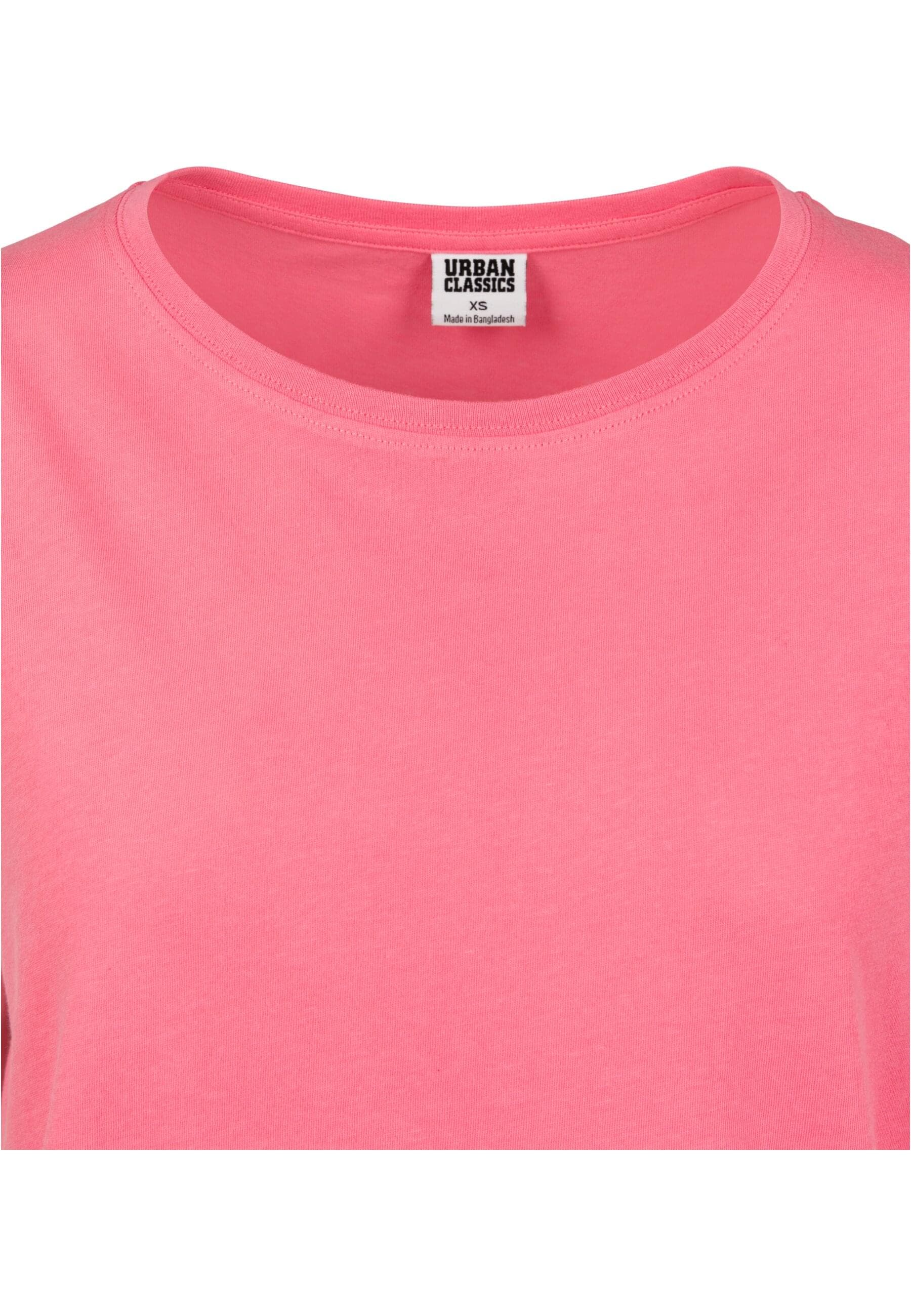URBAN CLASSICS Kurzarmshirt »Urban Classics Damen Ladies Extended Shoulder Tee«, (1 tlg.)