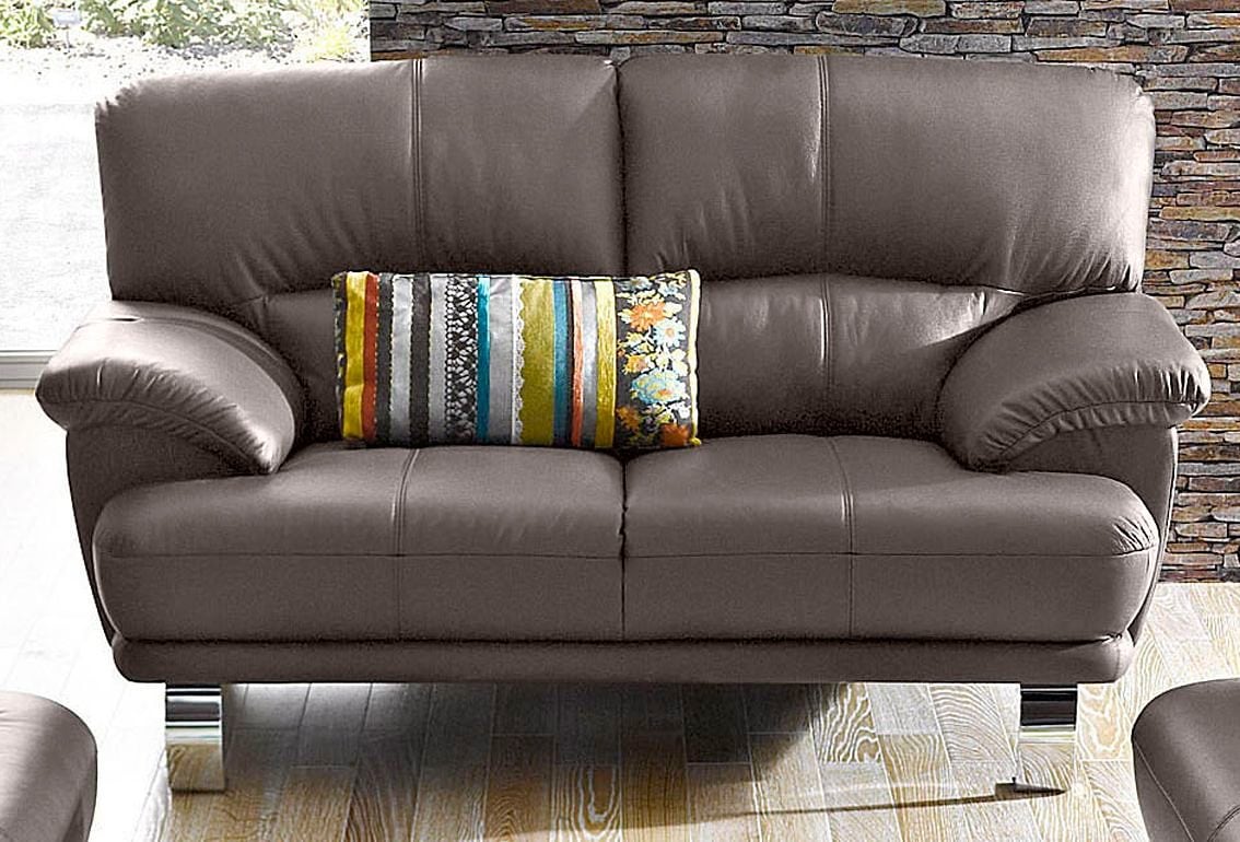 TRENDMANUFAKTUR 2-Sitzer »Cecillia, in italienischem Design, bequem«, hochwertige Verarbeitungsdetails