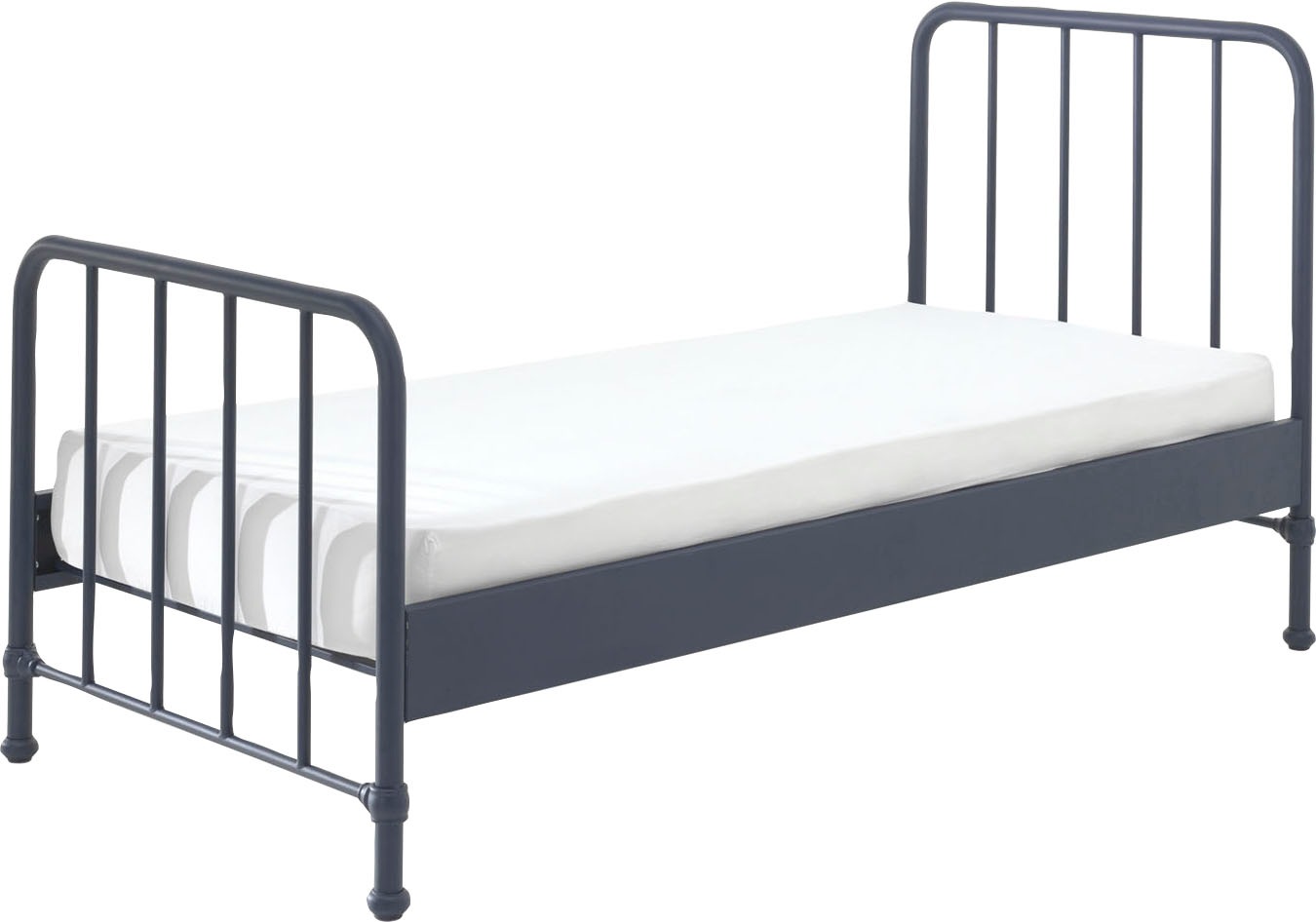 Thumbnail - Vipack Jugendbett "Bronxx", (Made in Europe), Metallbett