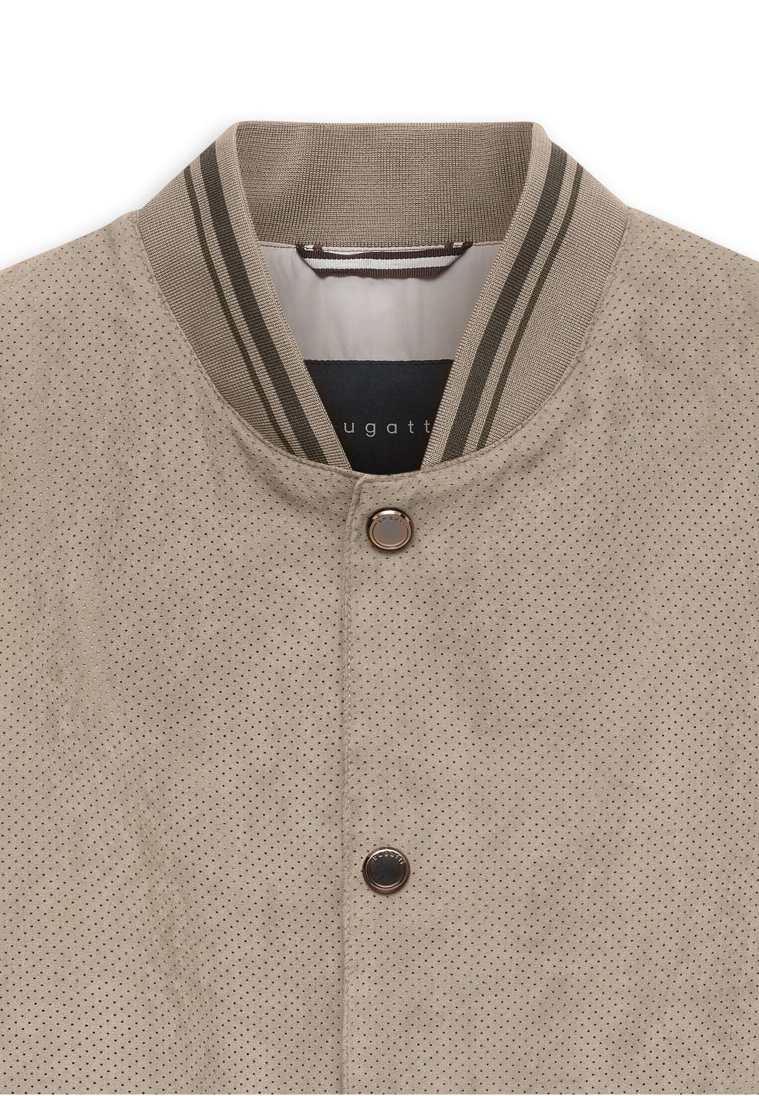 Thumbnail - bugatti Collegejacke "Premium Suede" Regular Fit wasserabweisend