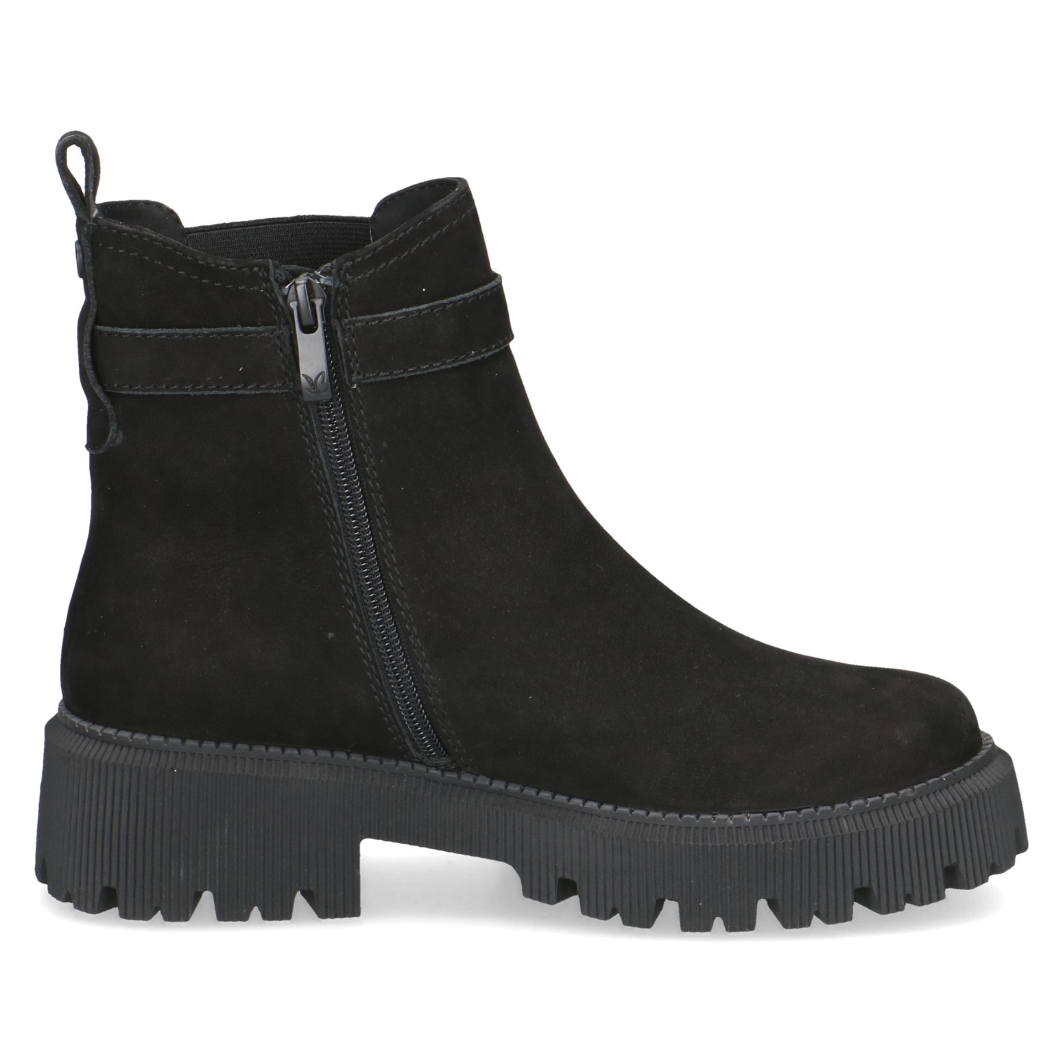 Caprice Chelseaboots, Blockabsatz, Stiefelette mit Zierriemchen