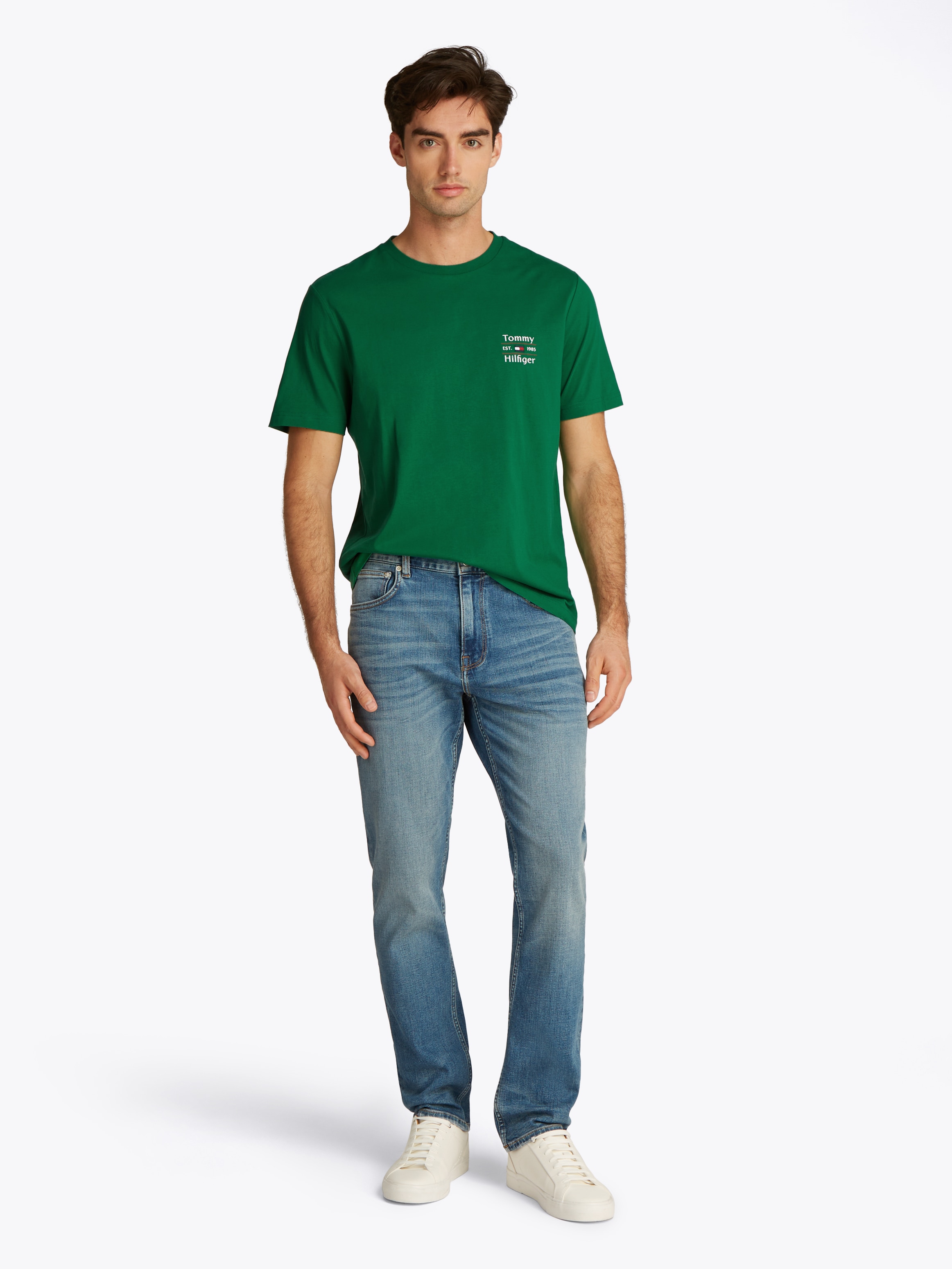 Tommy Hilfiger Rundhalsshirt »HILFIGER STACK TEE«