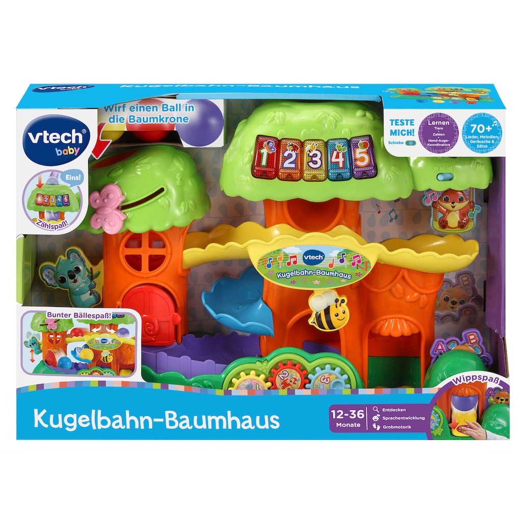 Vtech® Kugelbahn »Vtech Baby, Kugelbahn-Baumhaus«, mit Sound