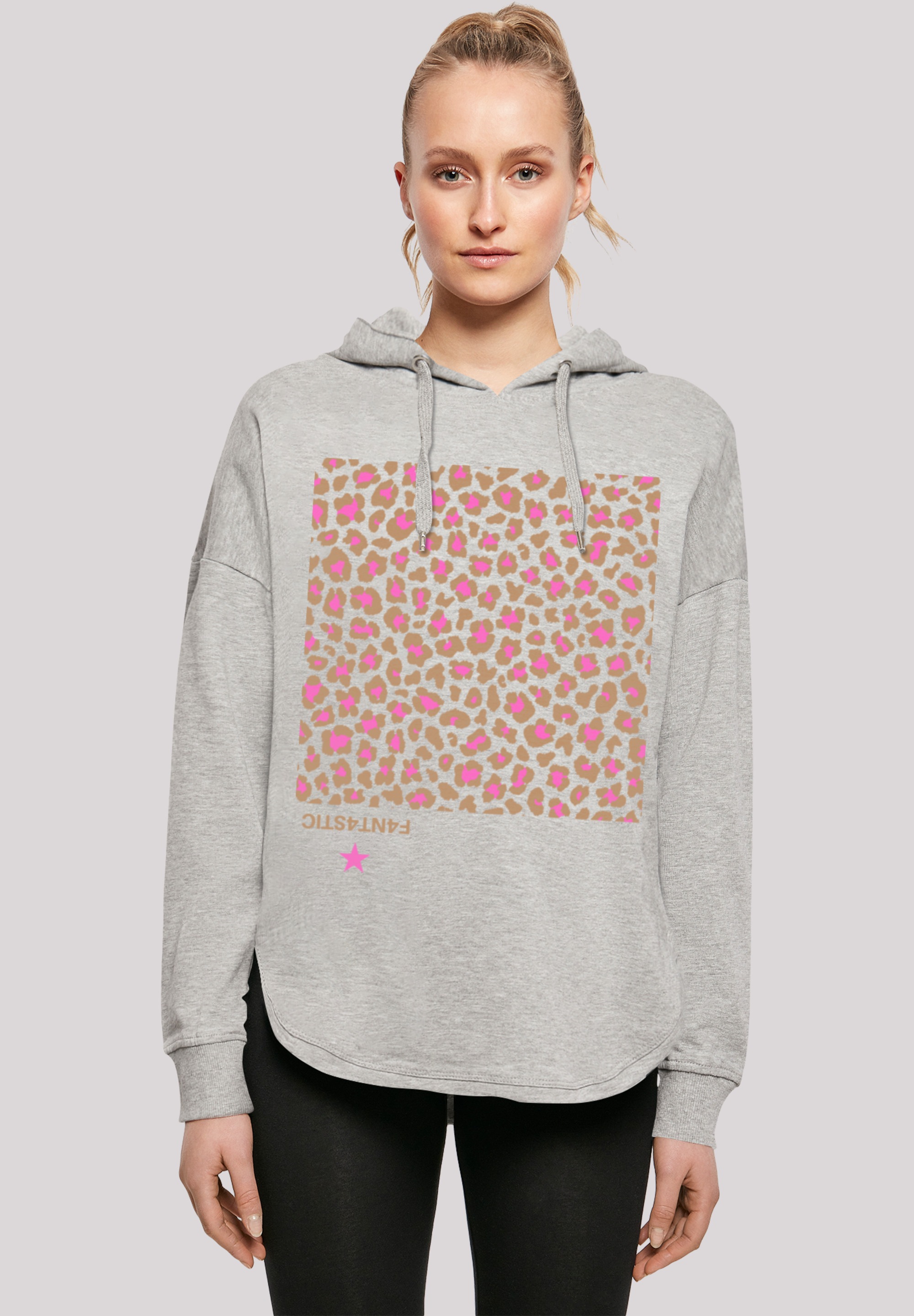 F4NT4STIC Kapuzenpullover "Leo Pink", Print