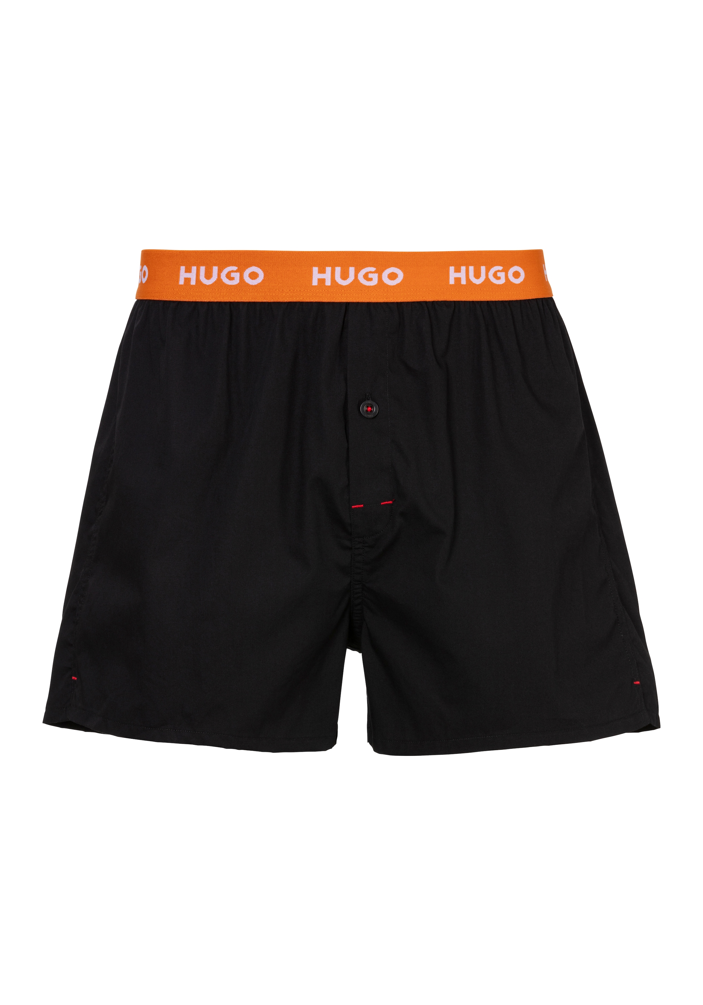 HUGO Underwear Boxer »WOVEN BOXER TRIPLET«, (Packung, 3 St., 3), mit elastischem Bund