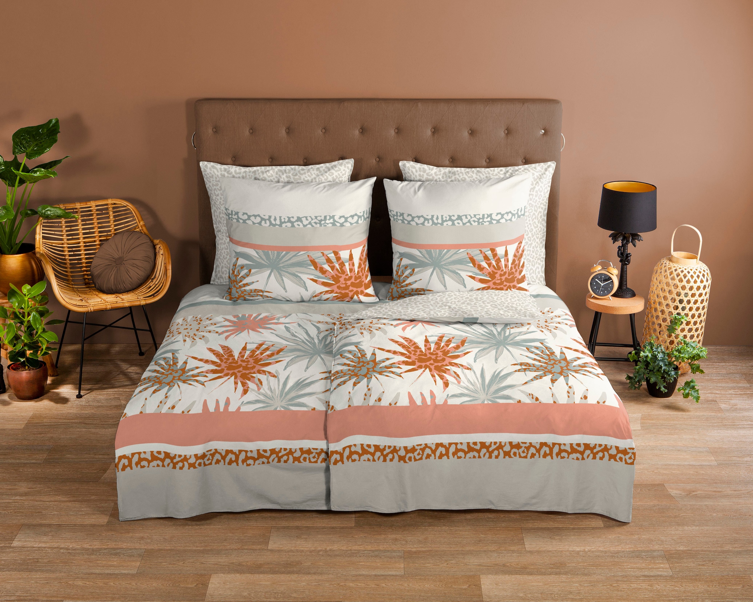 good morning Wendebettwäsche "Costa" 2 Stk. tlg. Baumwolle, Renforcé, 135x2 günstig online kaufen