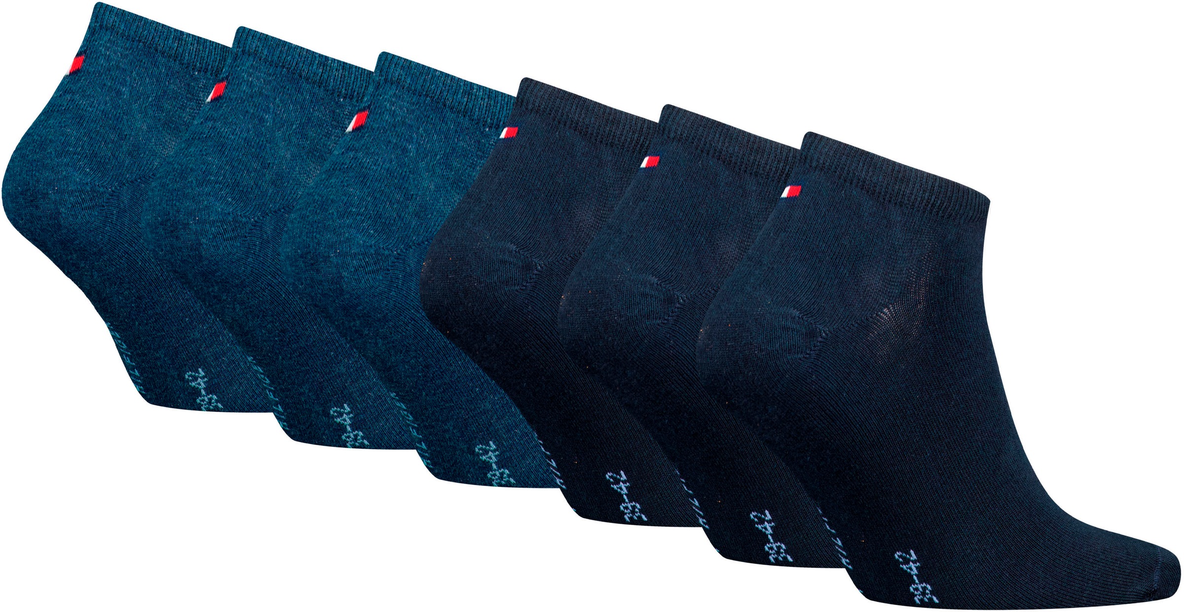 Tommy Hilfiger Sneakersocken, (6 Paar, 6er-Pack), mit gekämmter Baumwolle günstig online kaufen