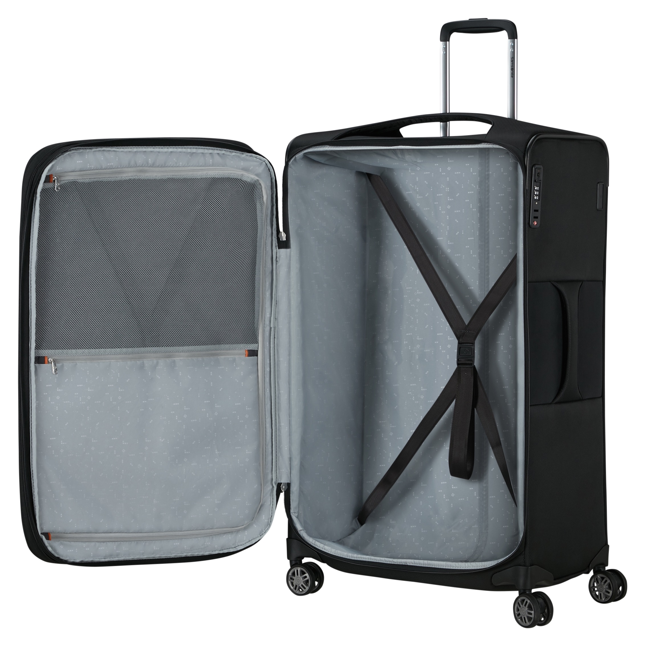 Thumbnail - Samsonite Weichgepäck-Trolley "RE-LITE, verschiedene Größen und Farben" Set, mit 2 Packwürfeln, 2 Stk. tlg. 115 l 4 Roll...