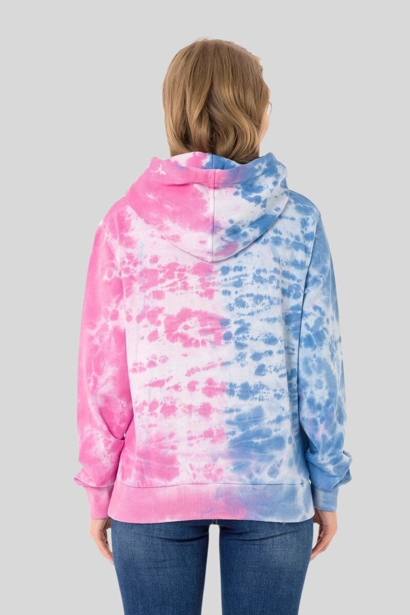 Cipo & Baxx Sweatshirt "SWEATSHIRT", 1 Stk. zweifarbigen Batik-Look günstig online kaufen