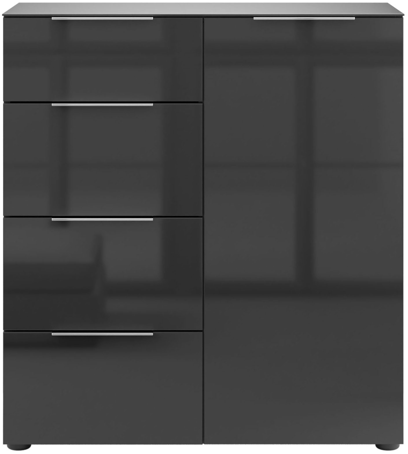 Manjana Möbel Kommode "Kommode mit Chrom oder Schwarz matten Metallgriffen" günstig online kaufen