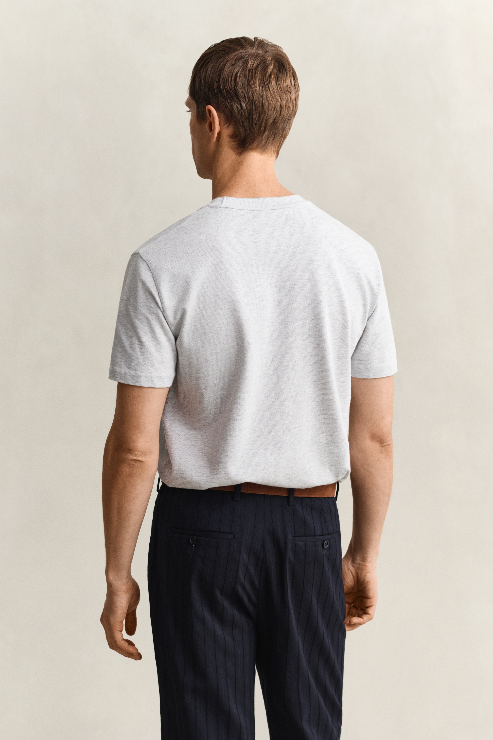 Gant T-Shirt »TONE PIQUE« Regular fit mit Rundhalsausschnitt