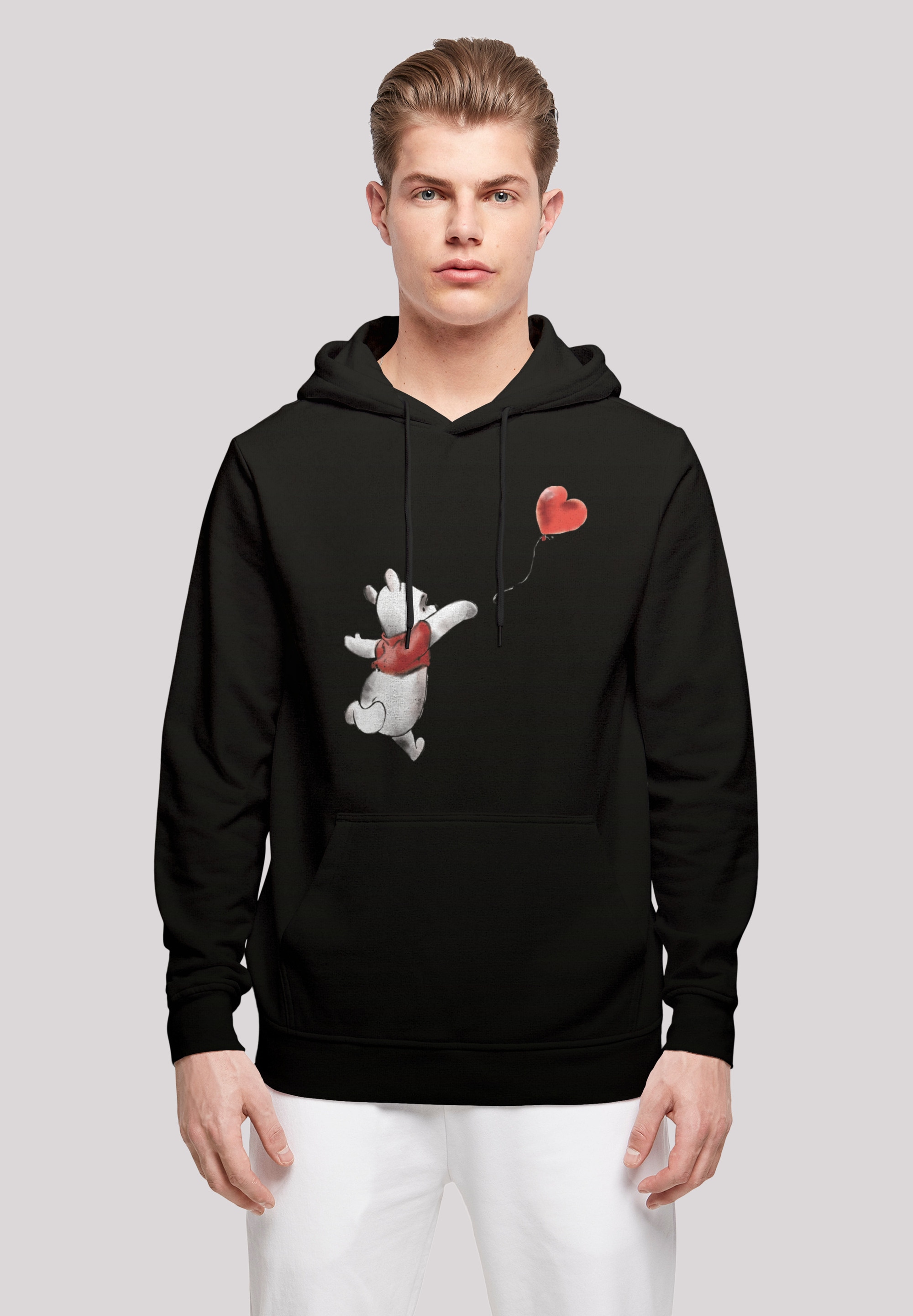 F4NT4STIC Kapuzenpullover "Disney Winnie Puuh mit Ballon Pu der Bär", Print